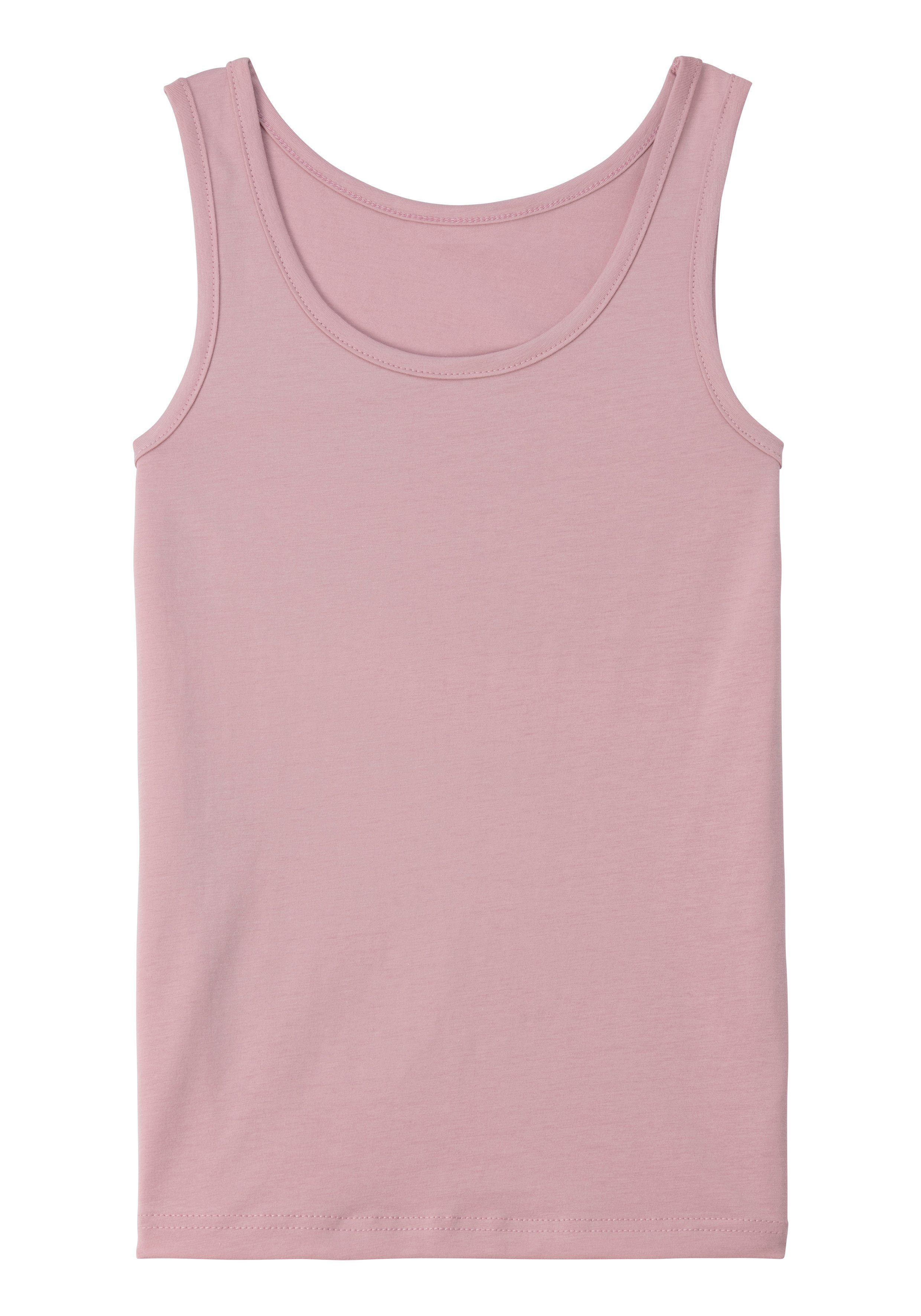 Vivance Hemd in eenvoudig ontwerp tanktop onderhemd (set 2 stuks)