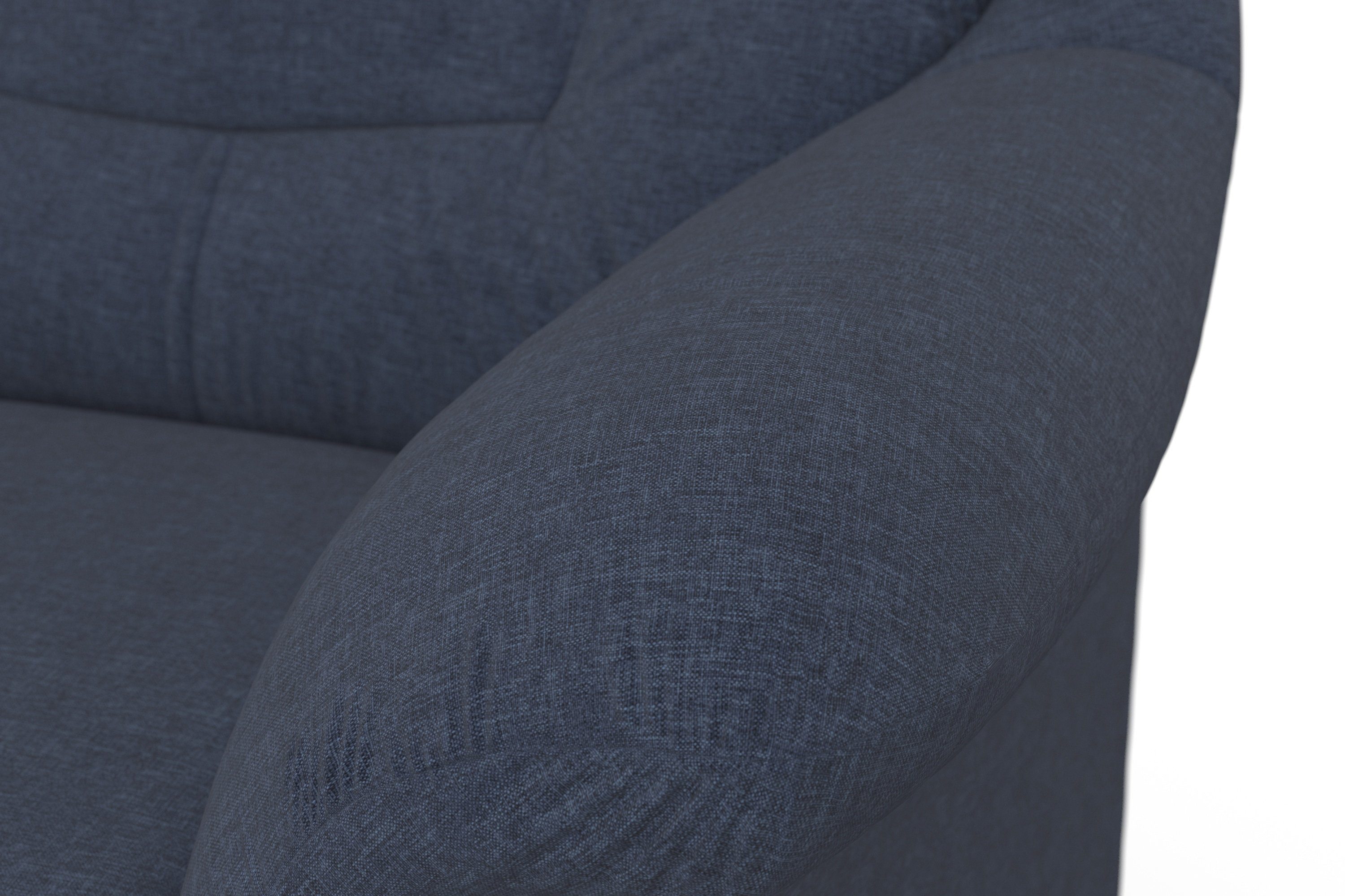 DOMO collection 3-zitsbank Montana voor kleine ruimtes, breedte 184cm, comfortabel en tijdloos