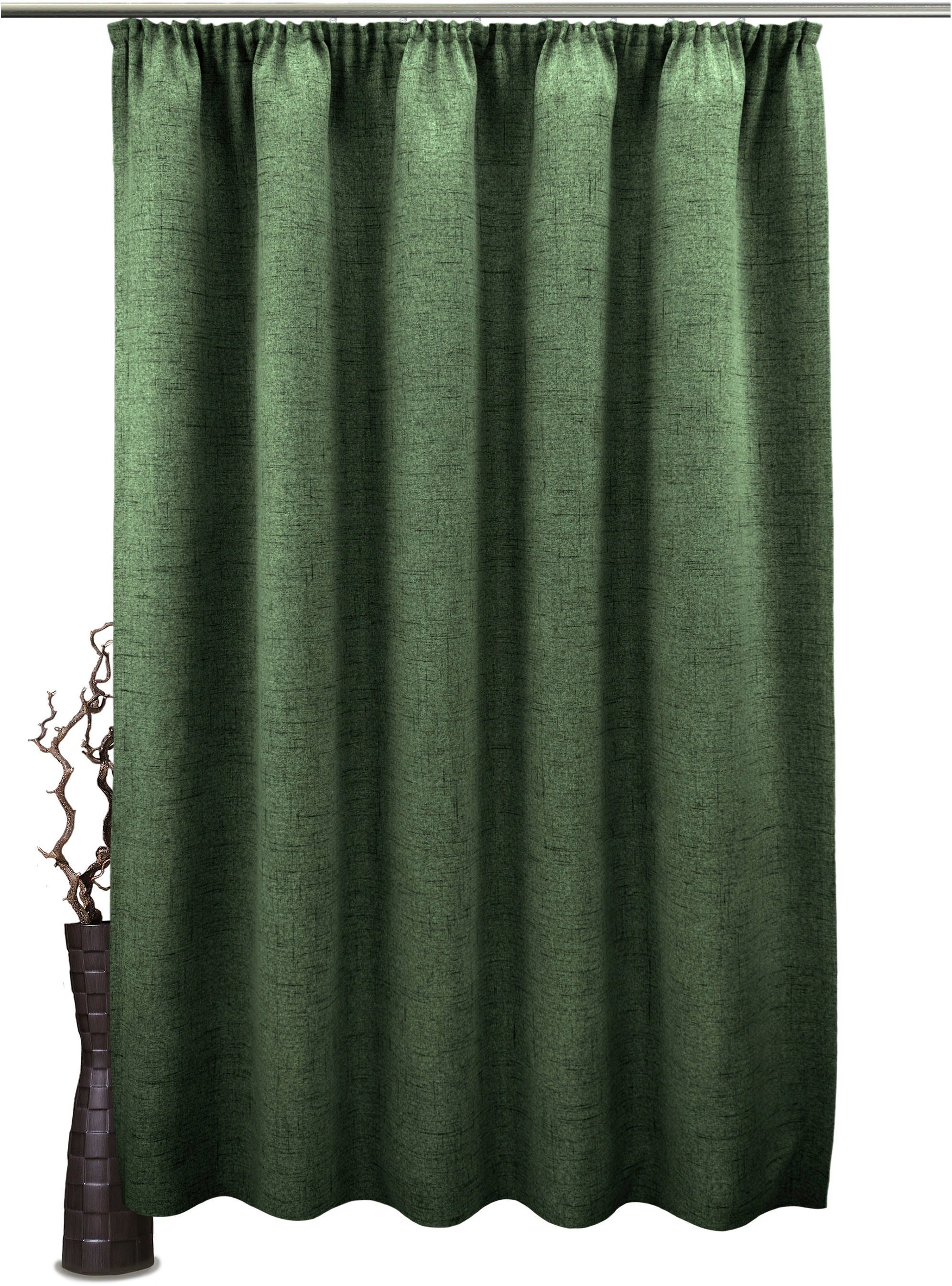 VHG Gordijn Rustika Decoratie structuur, polyester, onderhoudsvriendelijk, op maat (1 stuk)