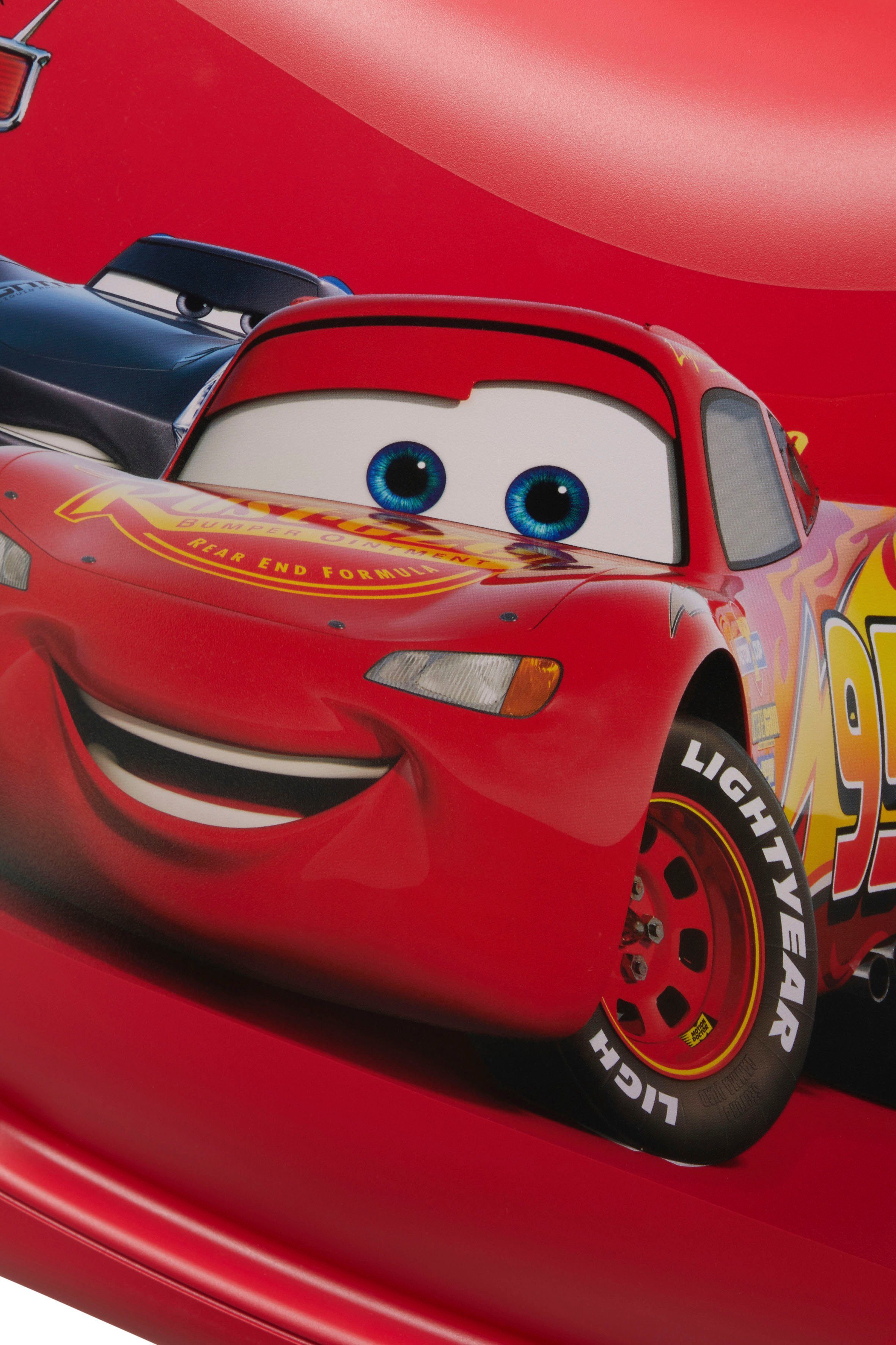 Samsonite Kinderkoffer Dream2Go Ride-on Trolley Disney Cars Kinder reis koffer handbagage om op te zitten en te trekken