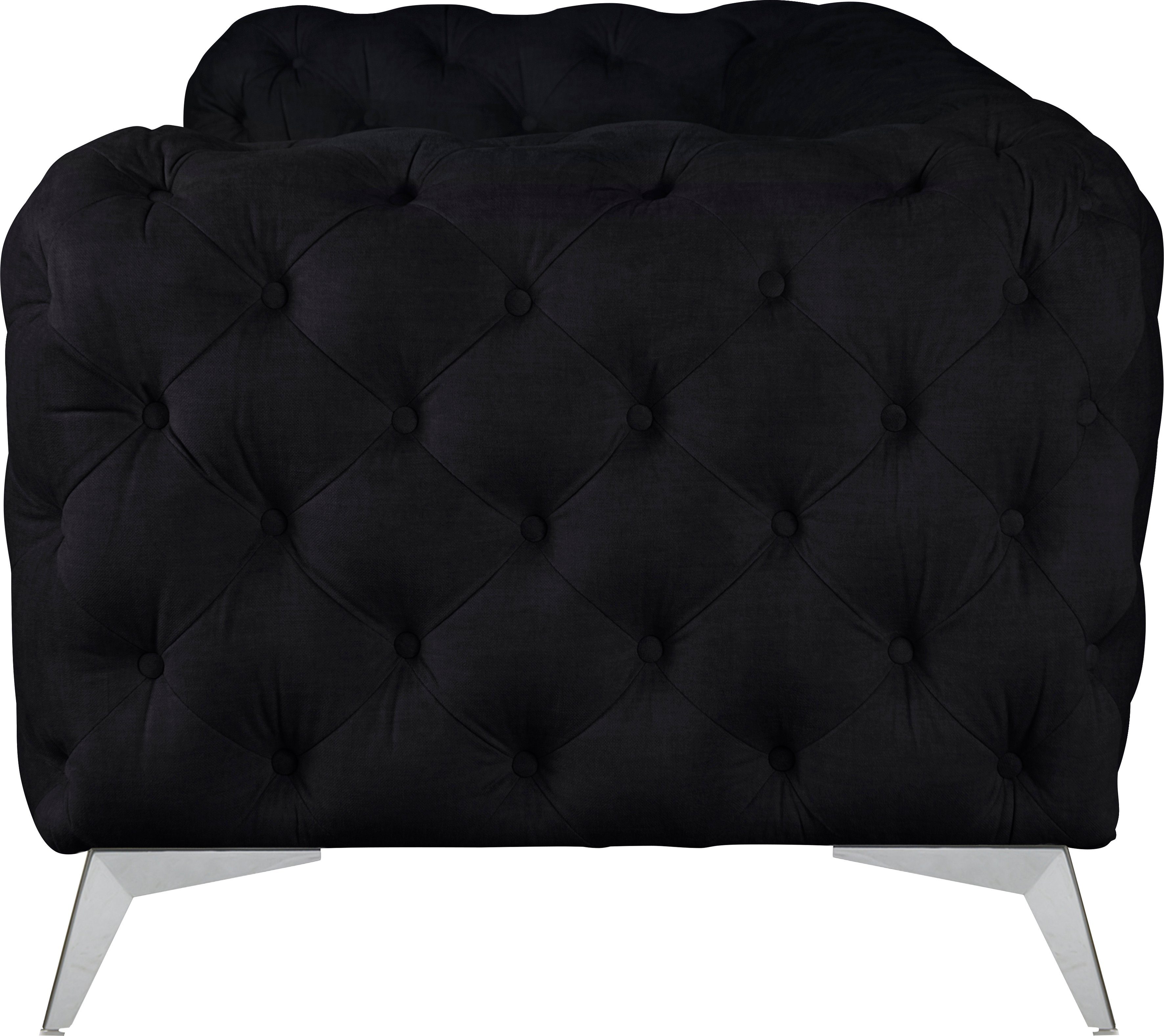 Leonique Chesterfield-bank Glynis luxueuze capitonnage, moderne chesterfield look, kleur van de poten ter keuze