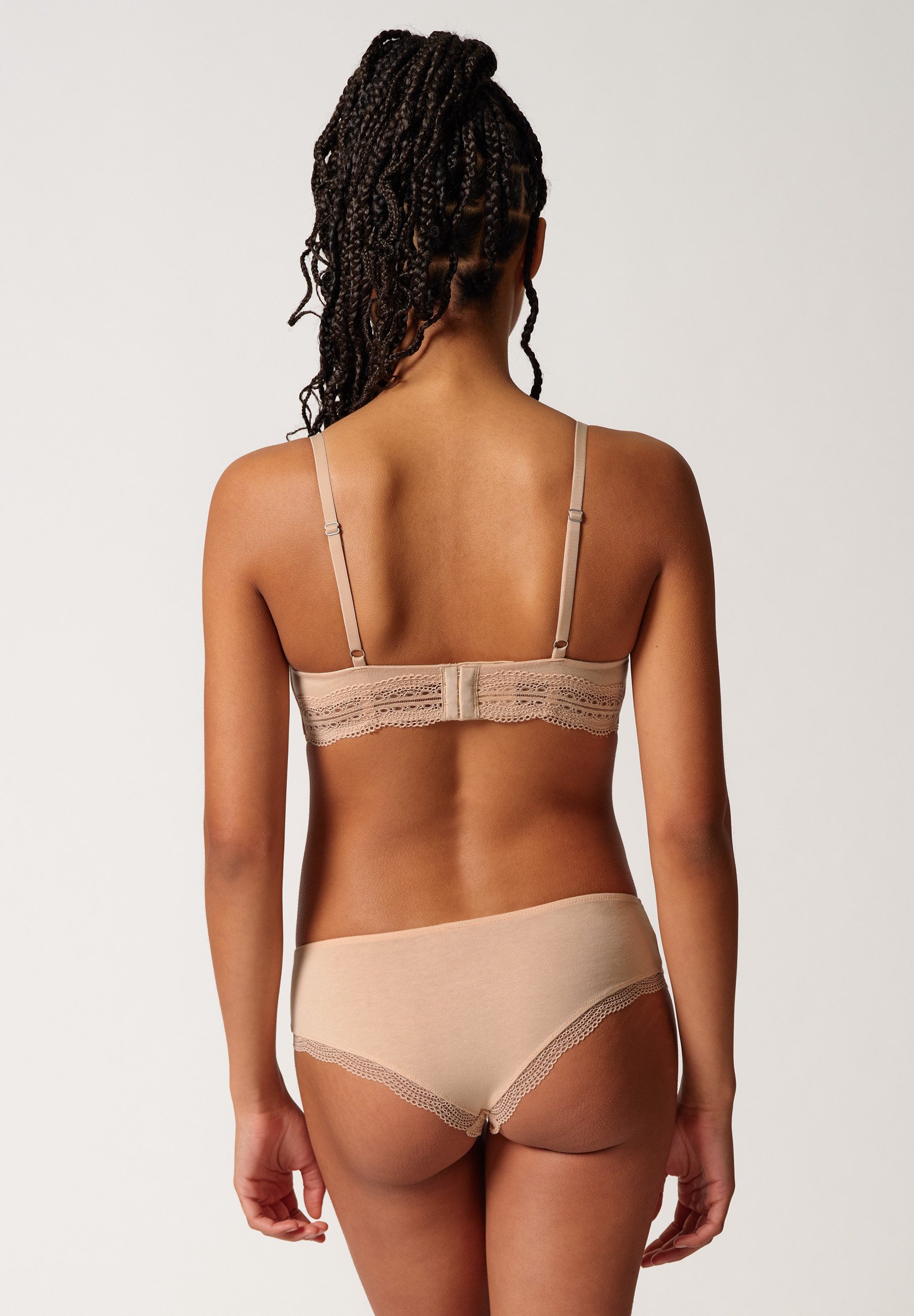 Skiny® Triangel-bh Classicotton Fijne kant aan de achterzijde van de onderborstband