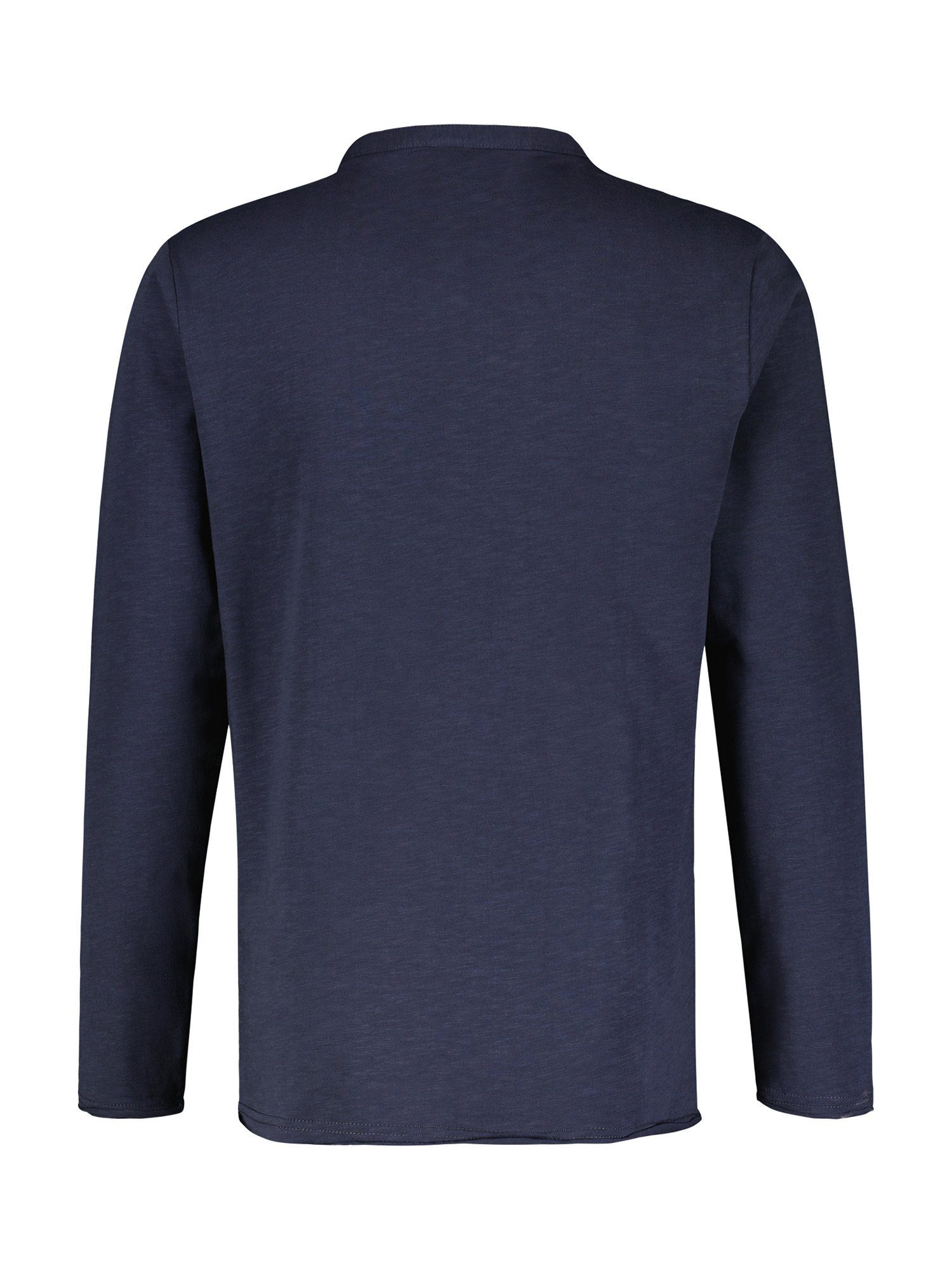 Lerros Shirt met lange mouwen LERROS slub-jersey serafino, longsleeve
