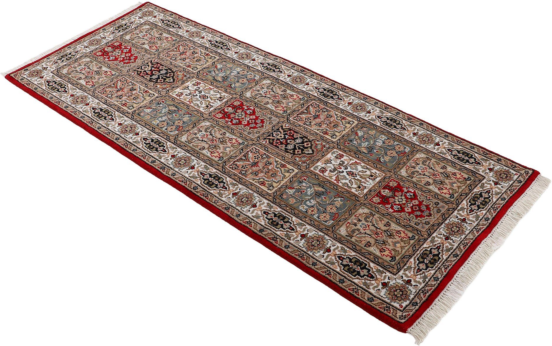 Woven Arts Loper Oosters tapijt Bakhtiar met de hand geknoopt, woonkamer, zuivere wol
