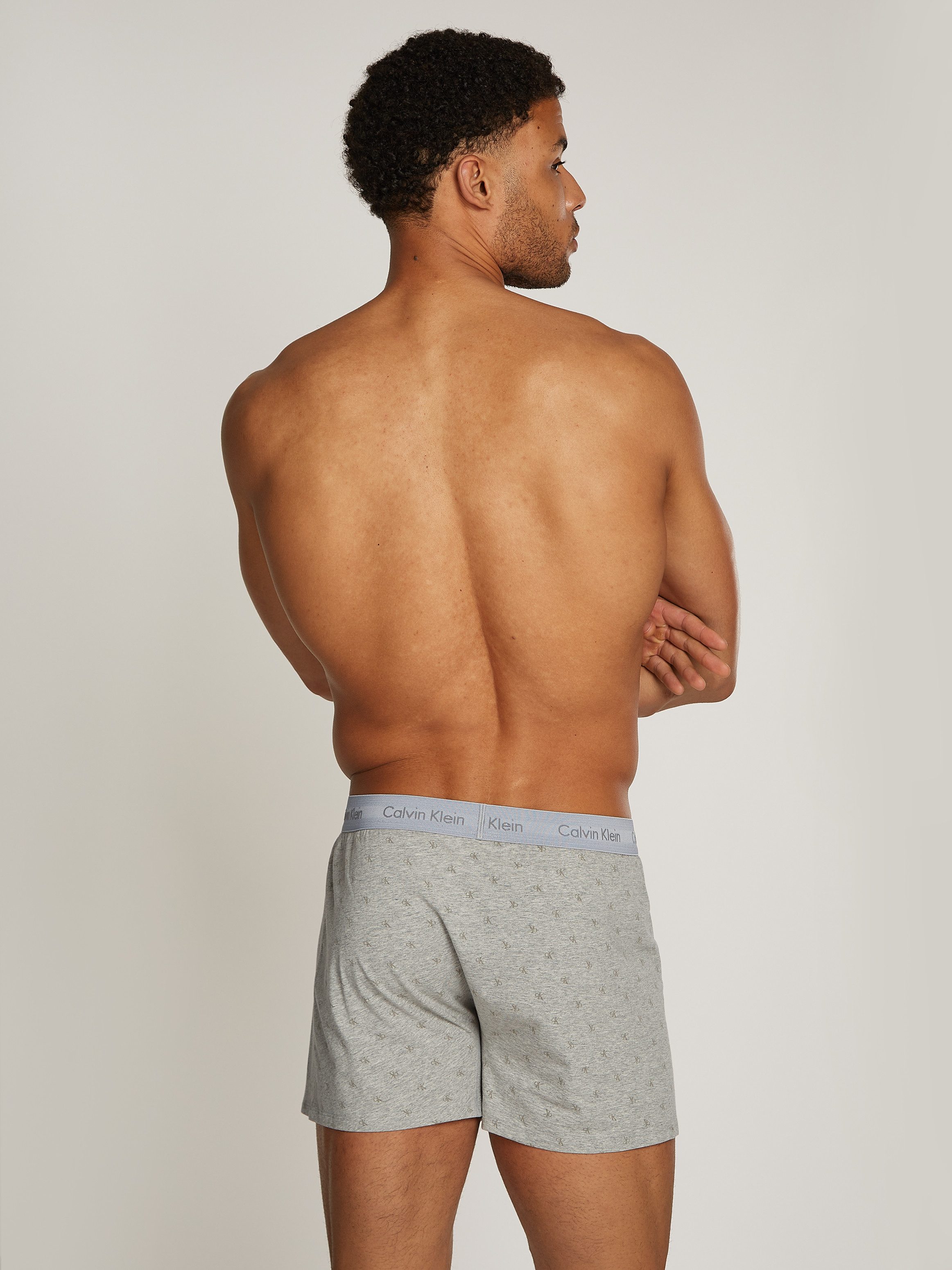 Calvin Klein Pyjamashort BOXER TRAD met all-over print