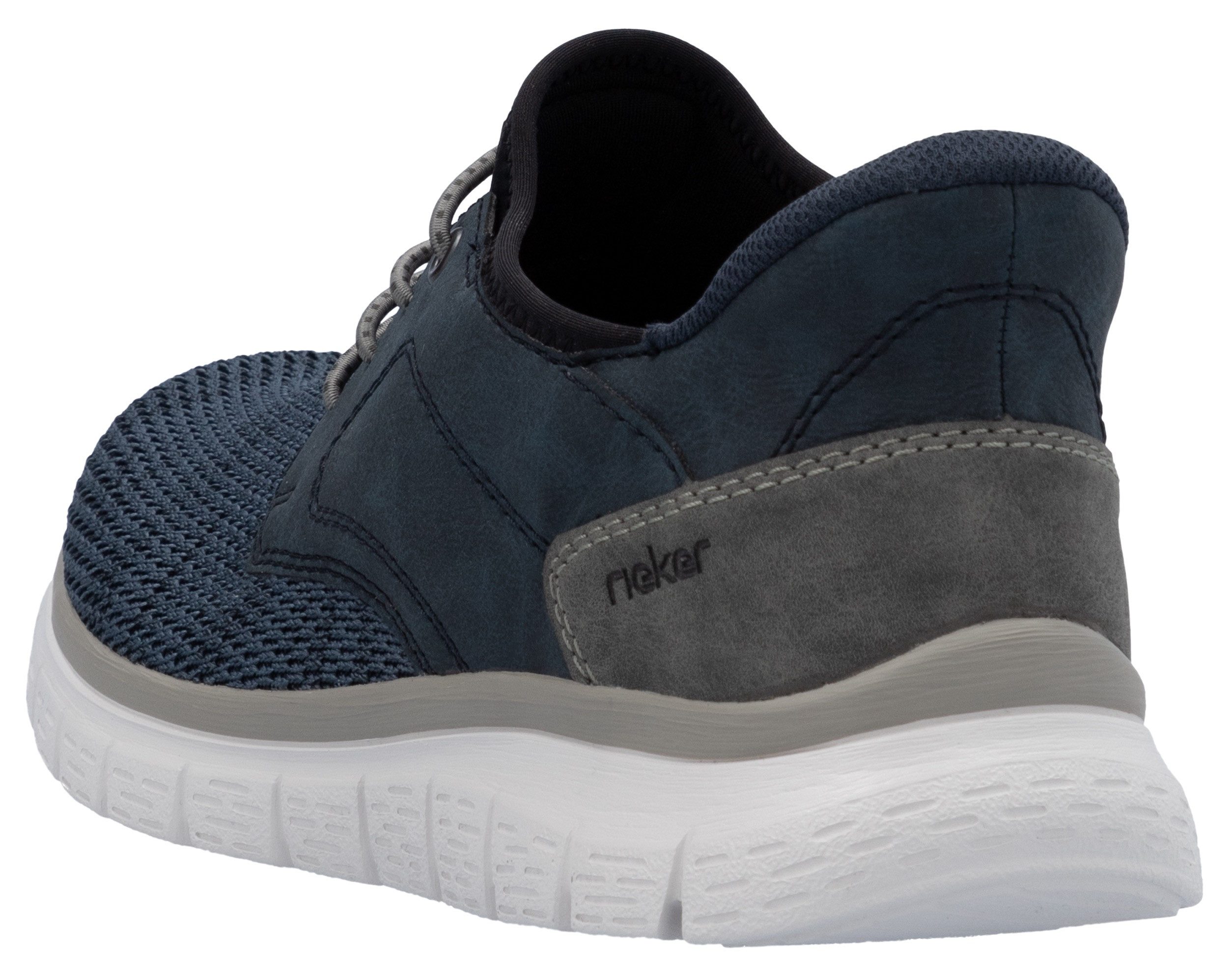 Rieker Slip-on sneakers , vrijetijdsschoen, lage schoen, instapschoen, gewatteerde hielafsluiting
