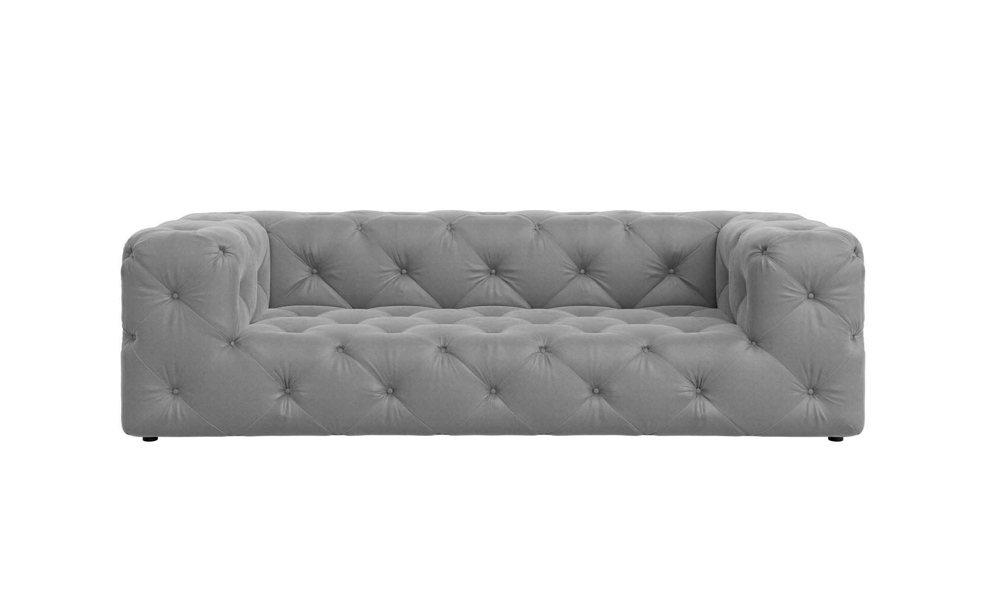 Places of Style 3-zitsbank FOLLINA 3-zits bank met klassieke chesterfield knoopverwerking