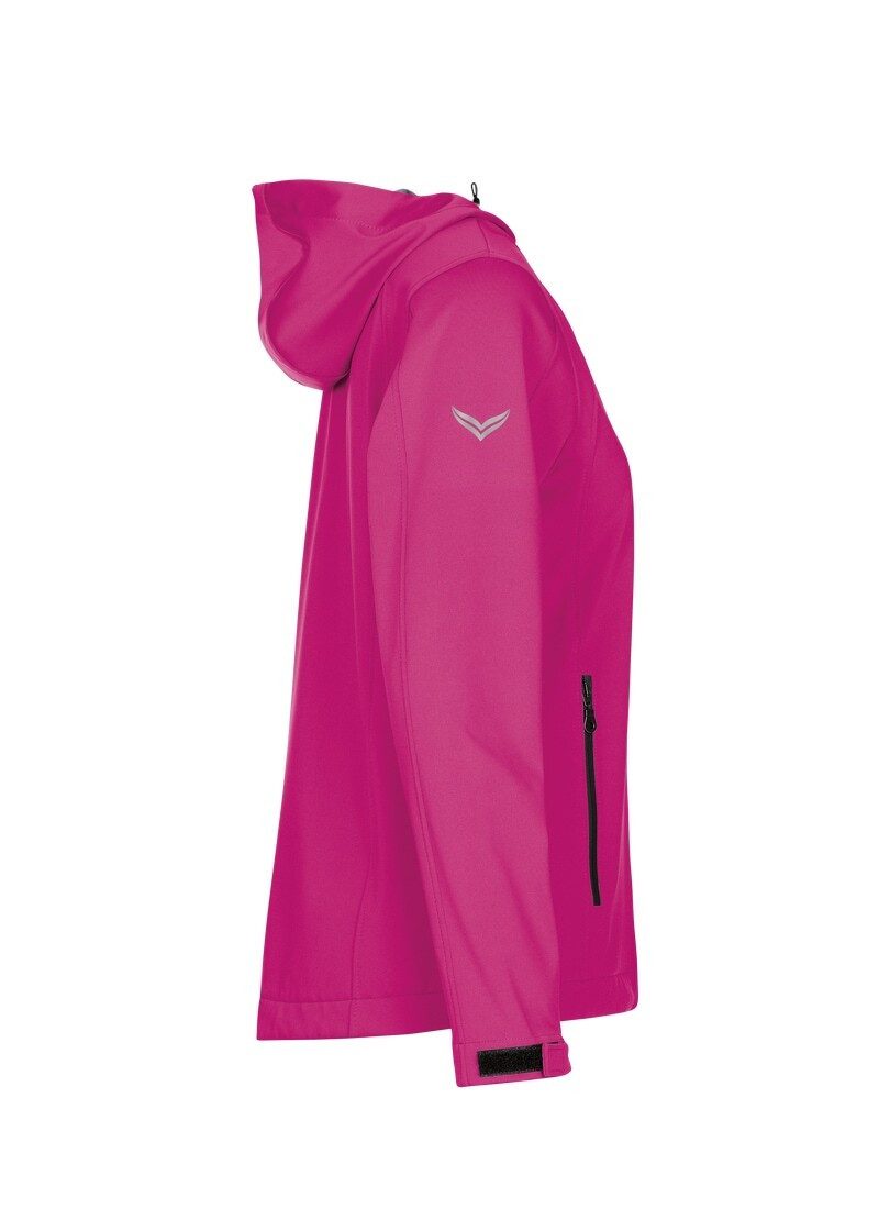 Trigema Softshell-jack TRIGEMA getailleerd Softshell-jack met capuchon (1 stuk)