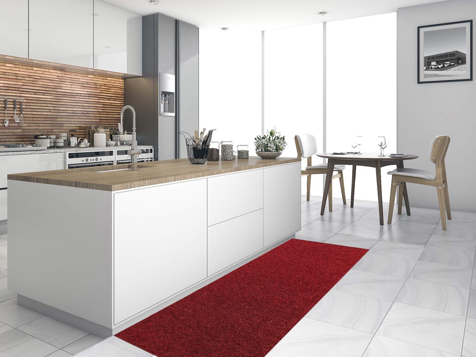 Primaflor-Ideen in Textil Keukenloper PICOLLO, Made in Belgium Naaldvilt, robuust en gemakkelijk in onderhoud, antislip, keuken laagpolige