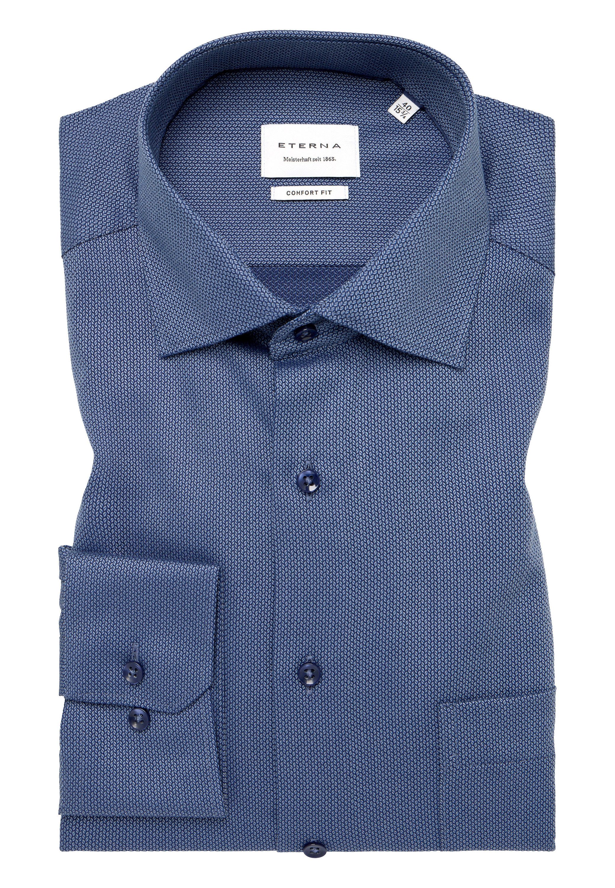 Eterna Overhemd met lange mouwen Comfort fit
