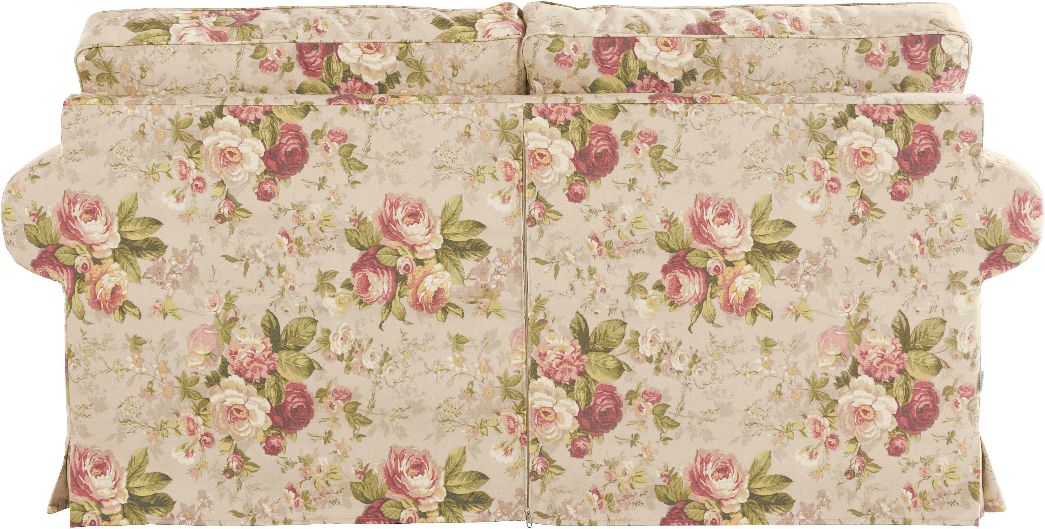 Home affaire 2-zitsbank Shadmoor Hoezen-look, in uni of met bloemenprint