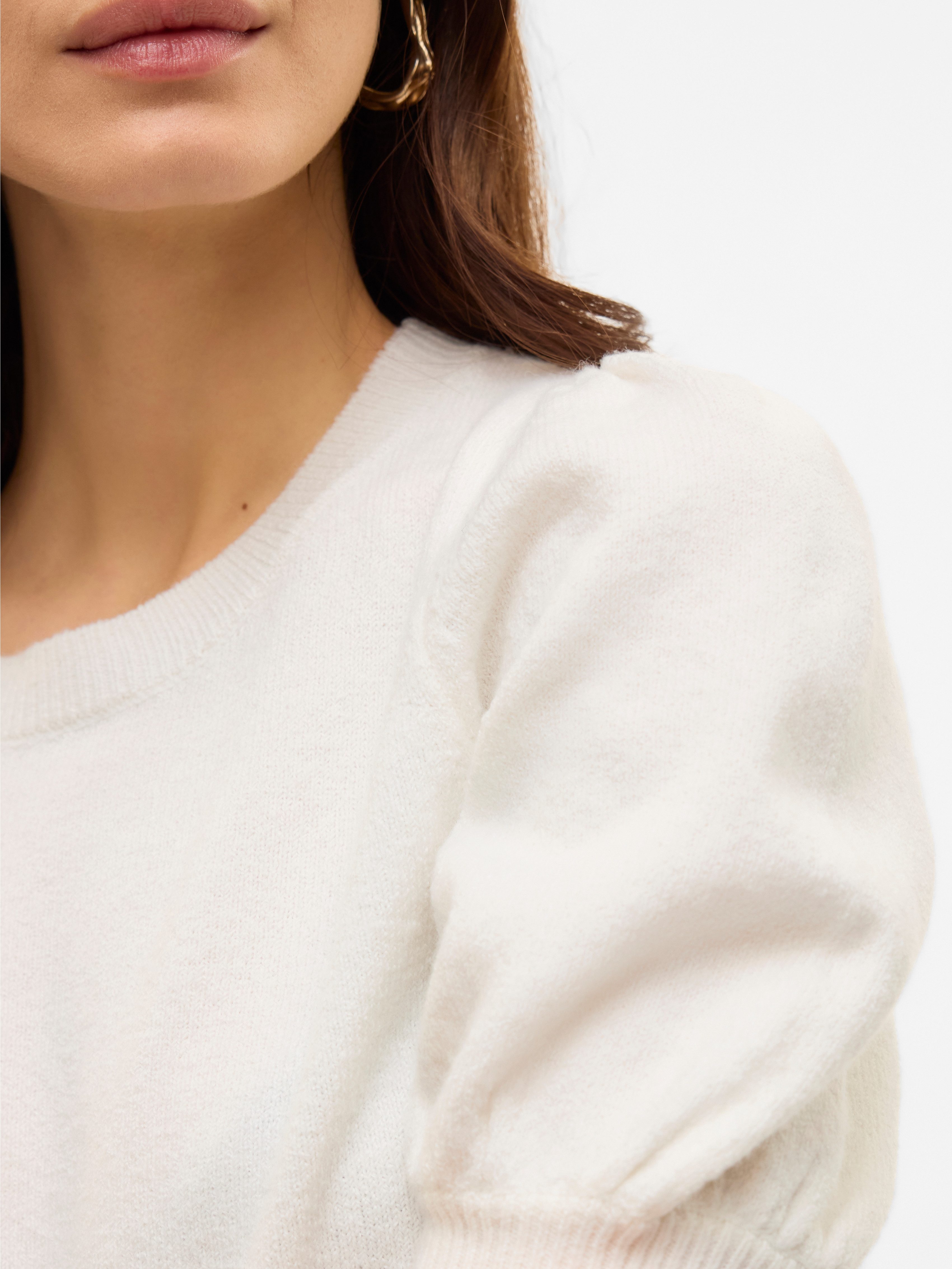 Vero Moda Trui met korte mouwen VMDOFFY 2/4 O-NECK PULLOVER GA NOOS
