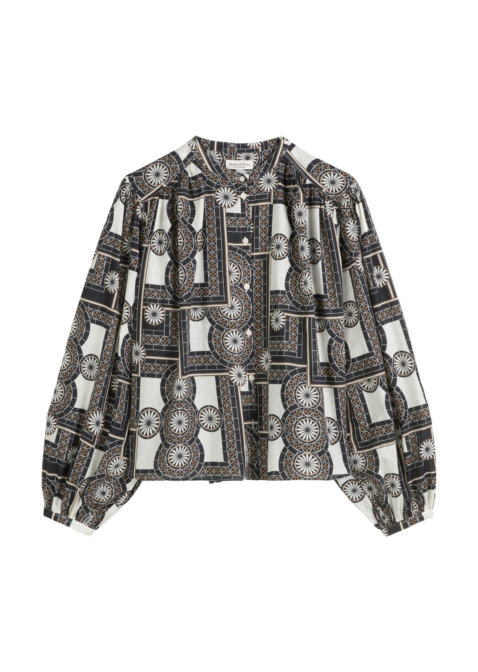 Marc O'Polo Blouse met lange mouwen met pofmouwen