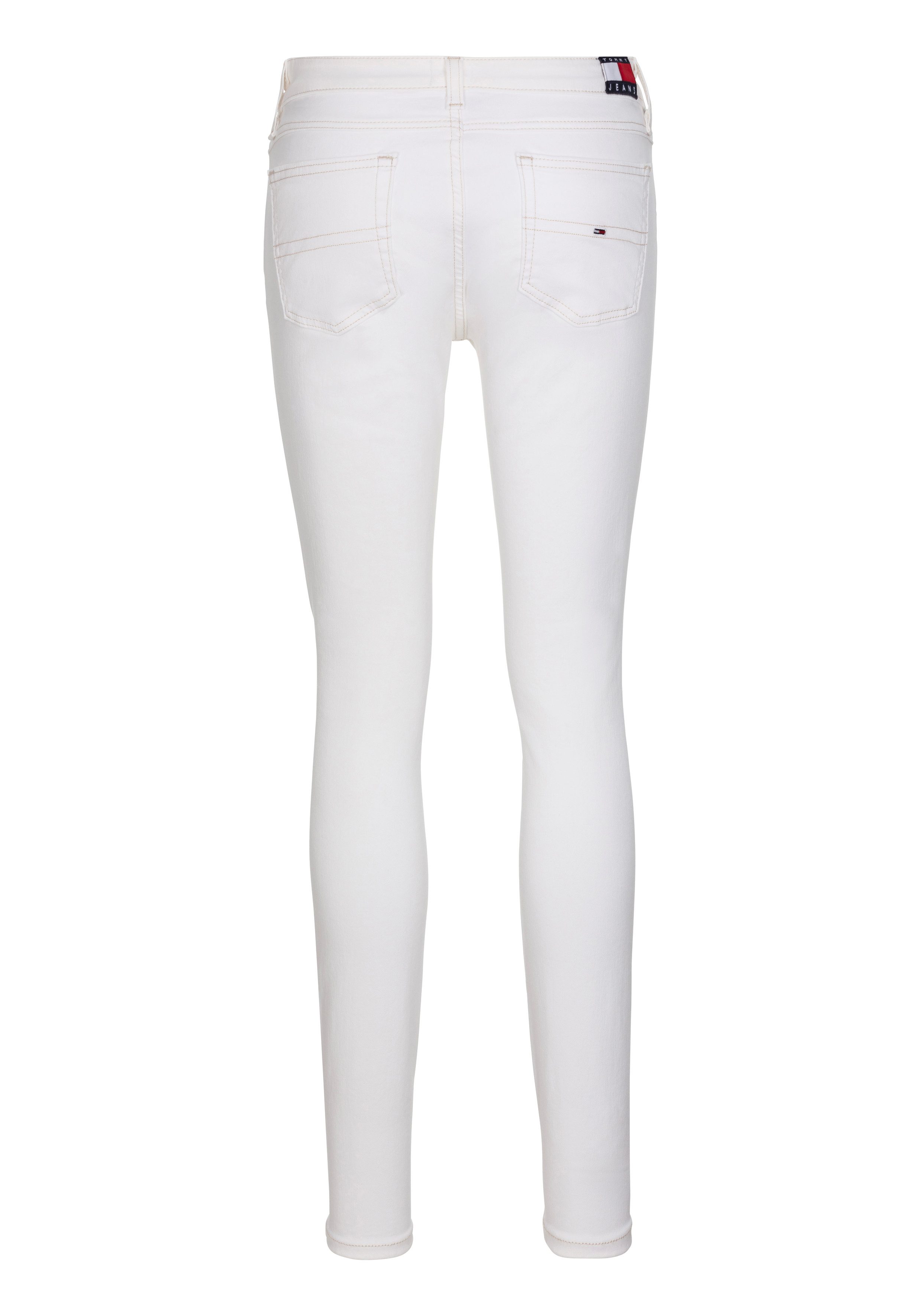 TOMMY JEANS Skinny fit jeans Sophie Low Waist Skinny met logo-badge, in enkel-lengte