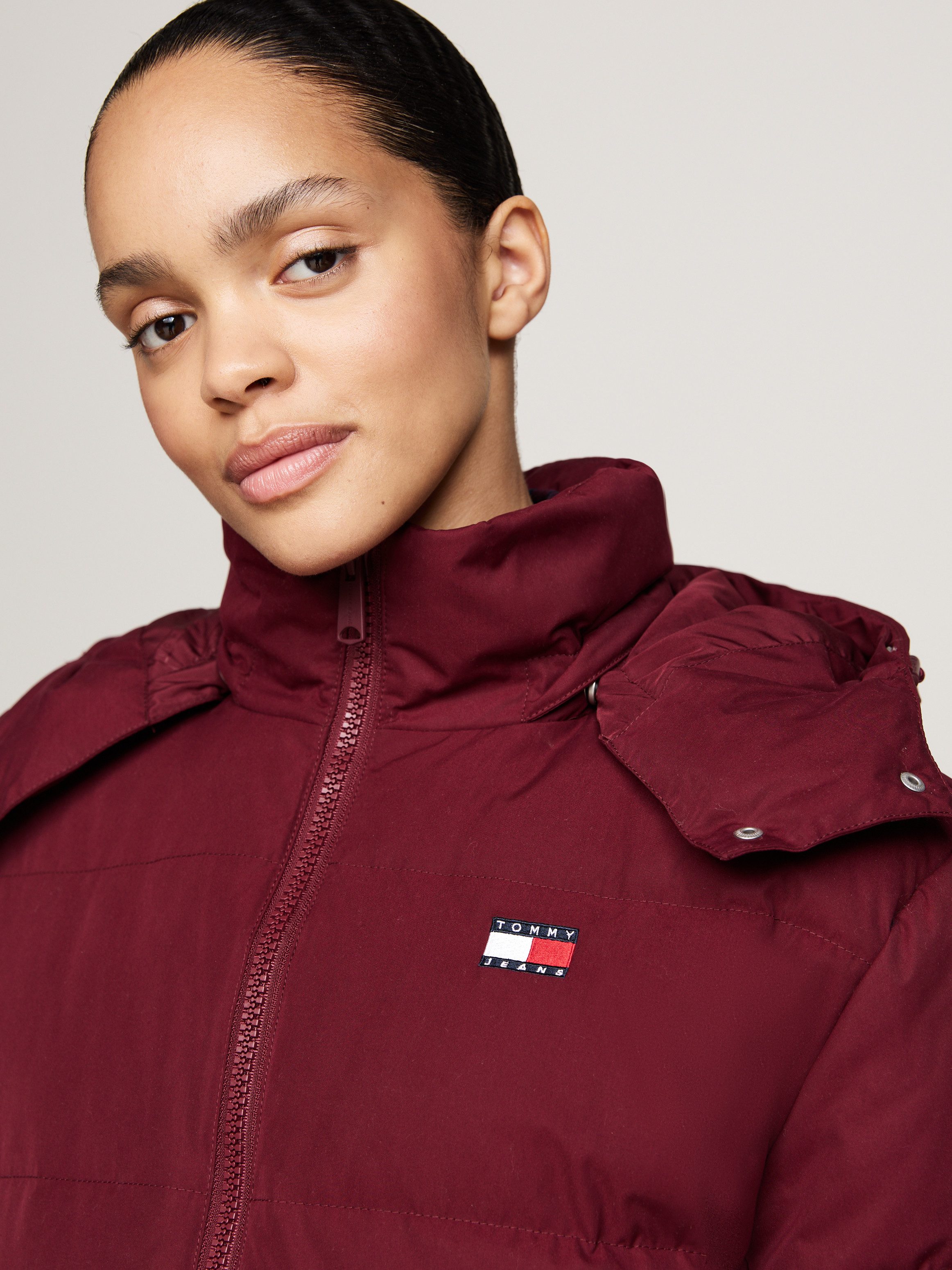TOMMY JEANS Gewatteerde jas TJW MIDI ALASKA FAUX FUR