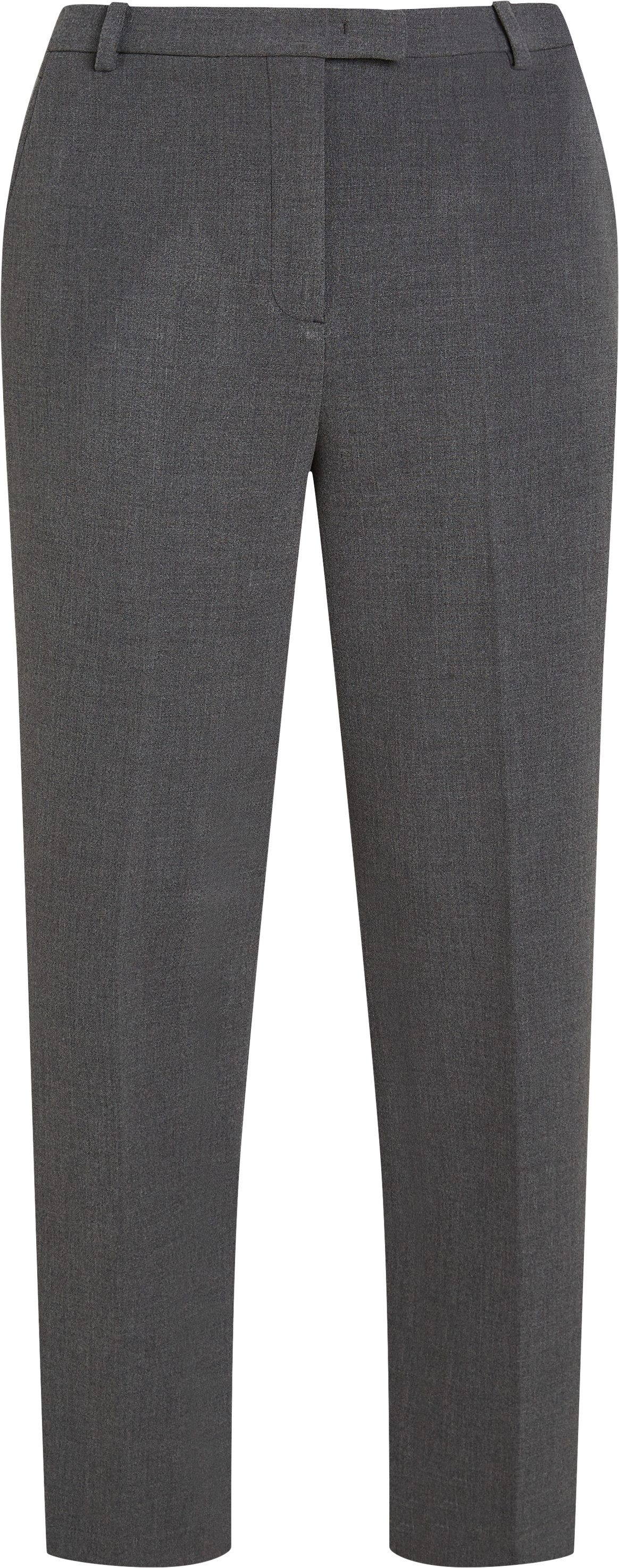 Tommy Hilfiger Geweven broek PUNTO SLIM STRAIGHT PANT met strijkvouwen metalen label