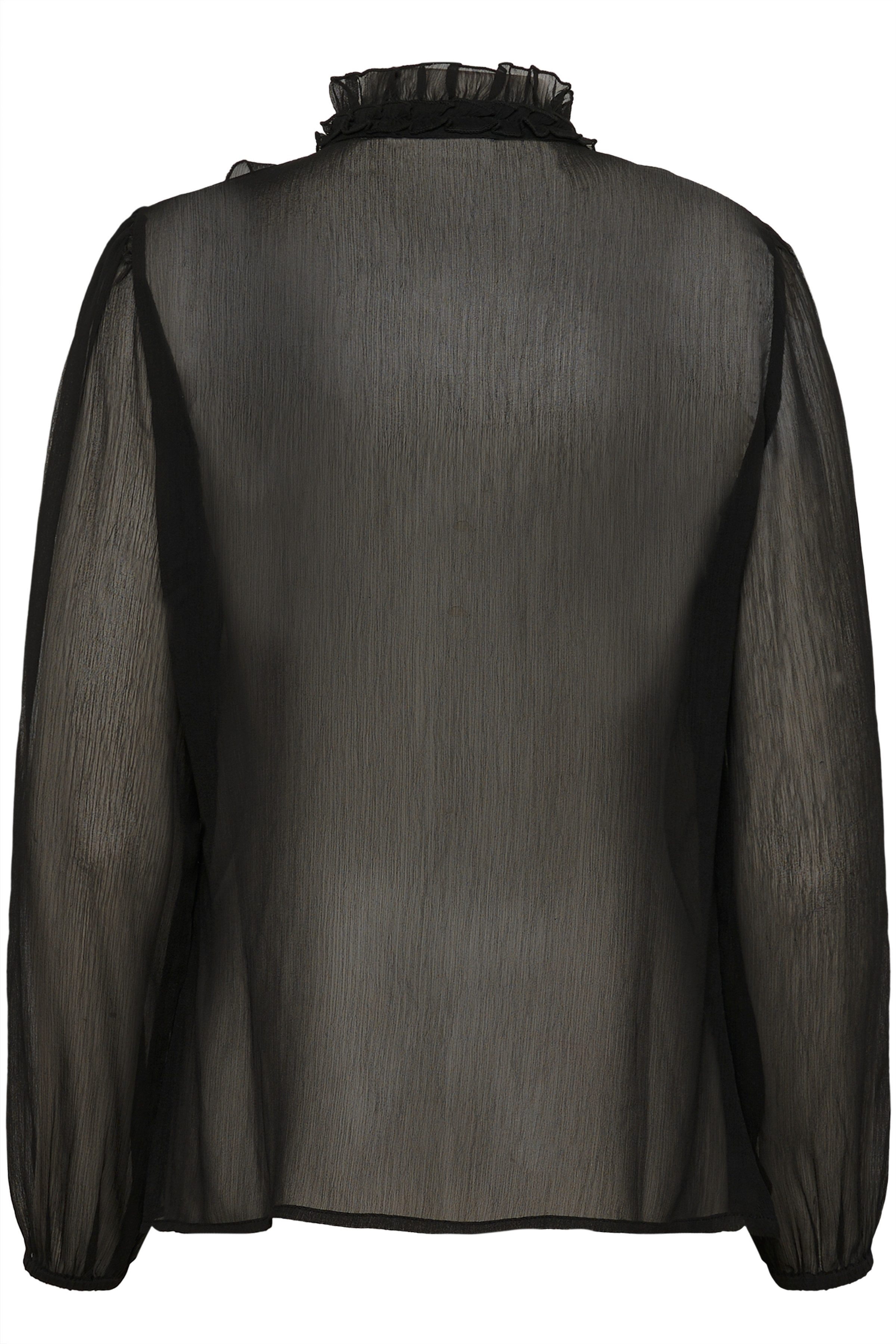 Saint Tropez Blouse met ruches LiljaSZ Crinkle LS Shirt