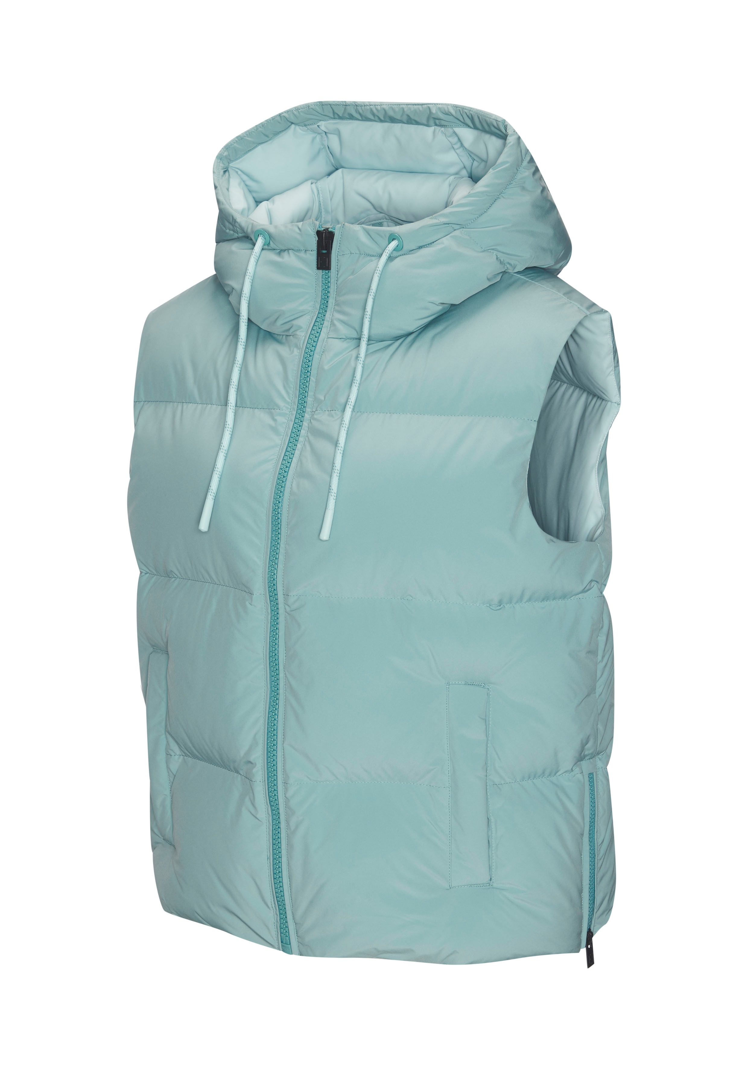 Elbsand Bodywarmer met grote logoprint op de rug