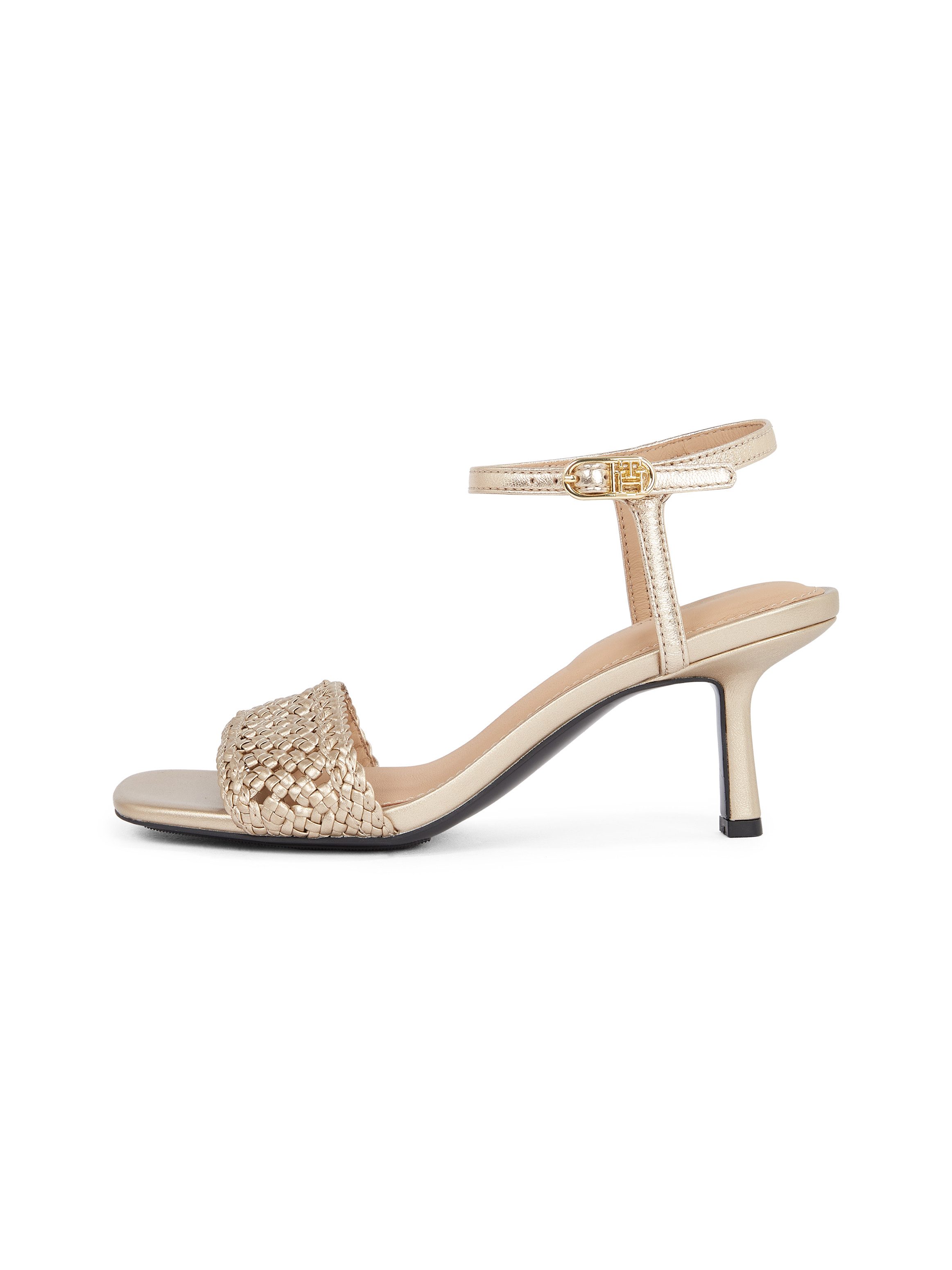 Tommy Hilfiger Sandaaltjes METALLIC LTHR KITTEN SANDAL