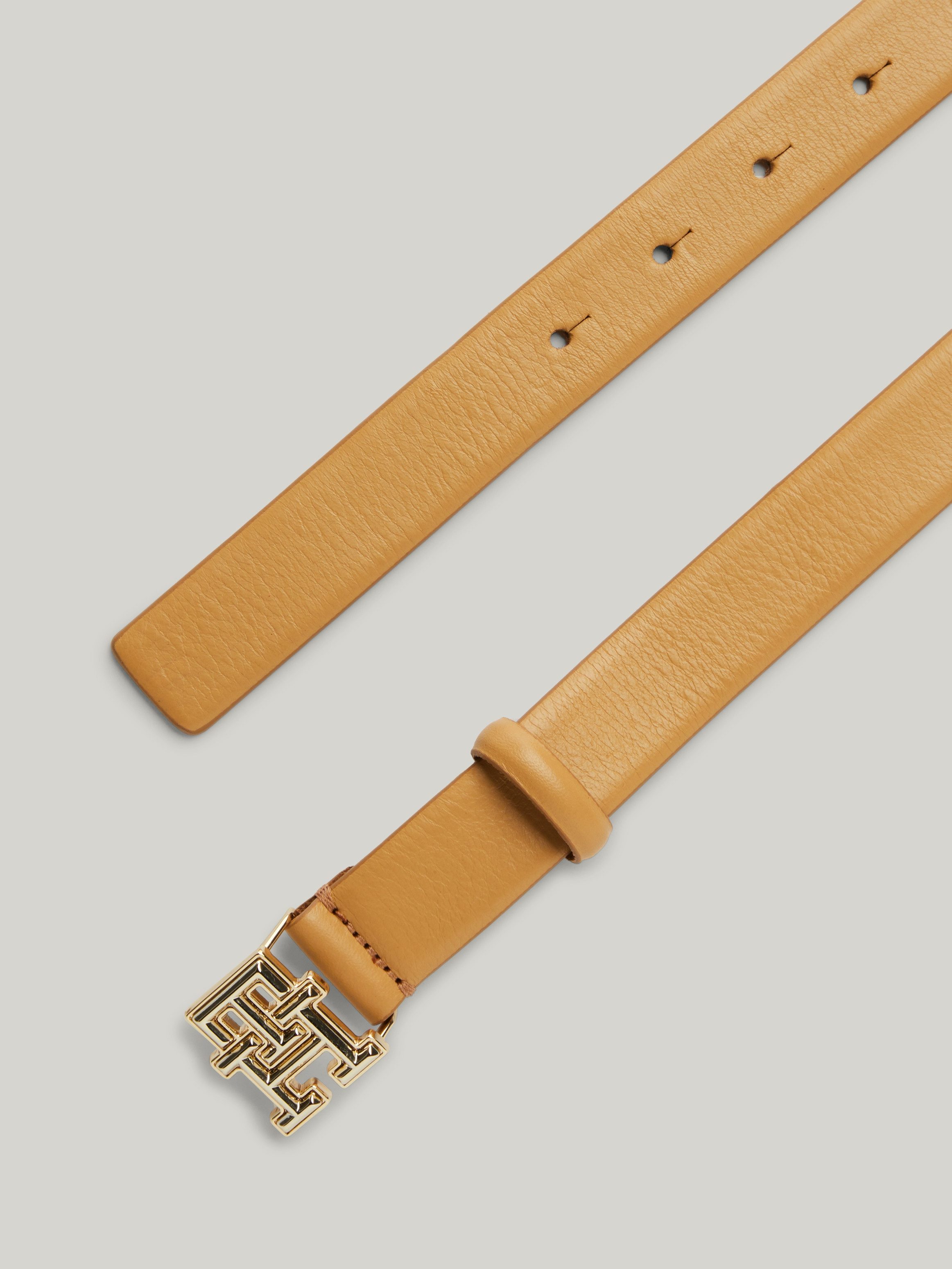 Tommy Hilfiger Leren riem TH LOGO BOMBE 2.5
