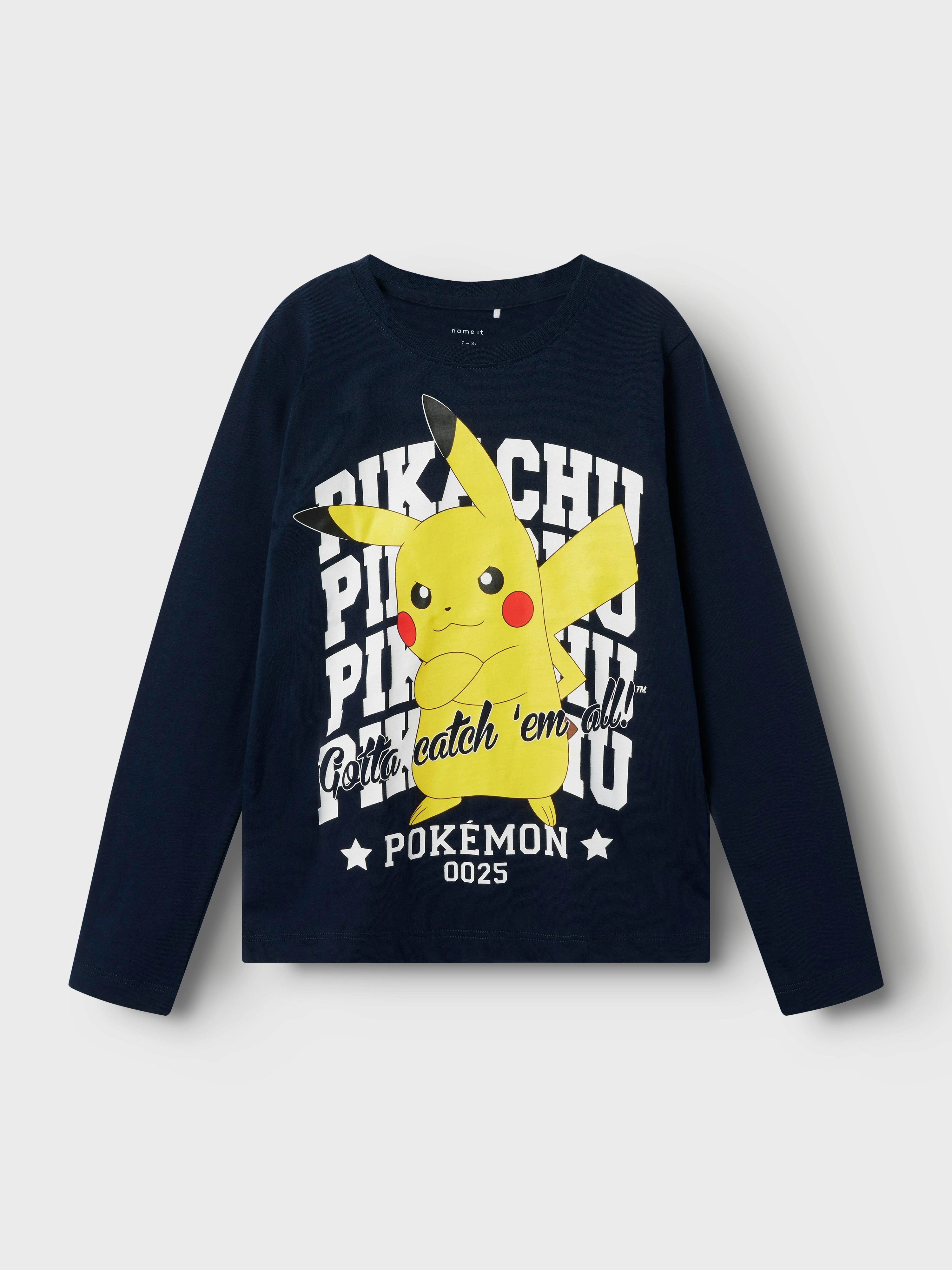 Name It Shirt met lange mouwen NKMAST POKEMON LS NREG TOP BOX NOOS SKY
