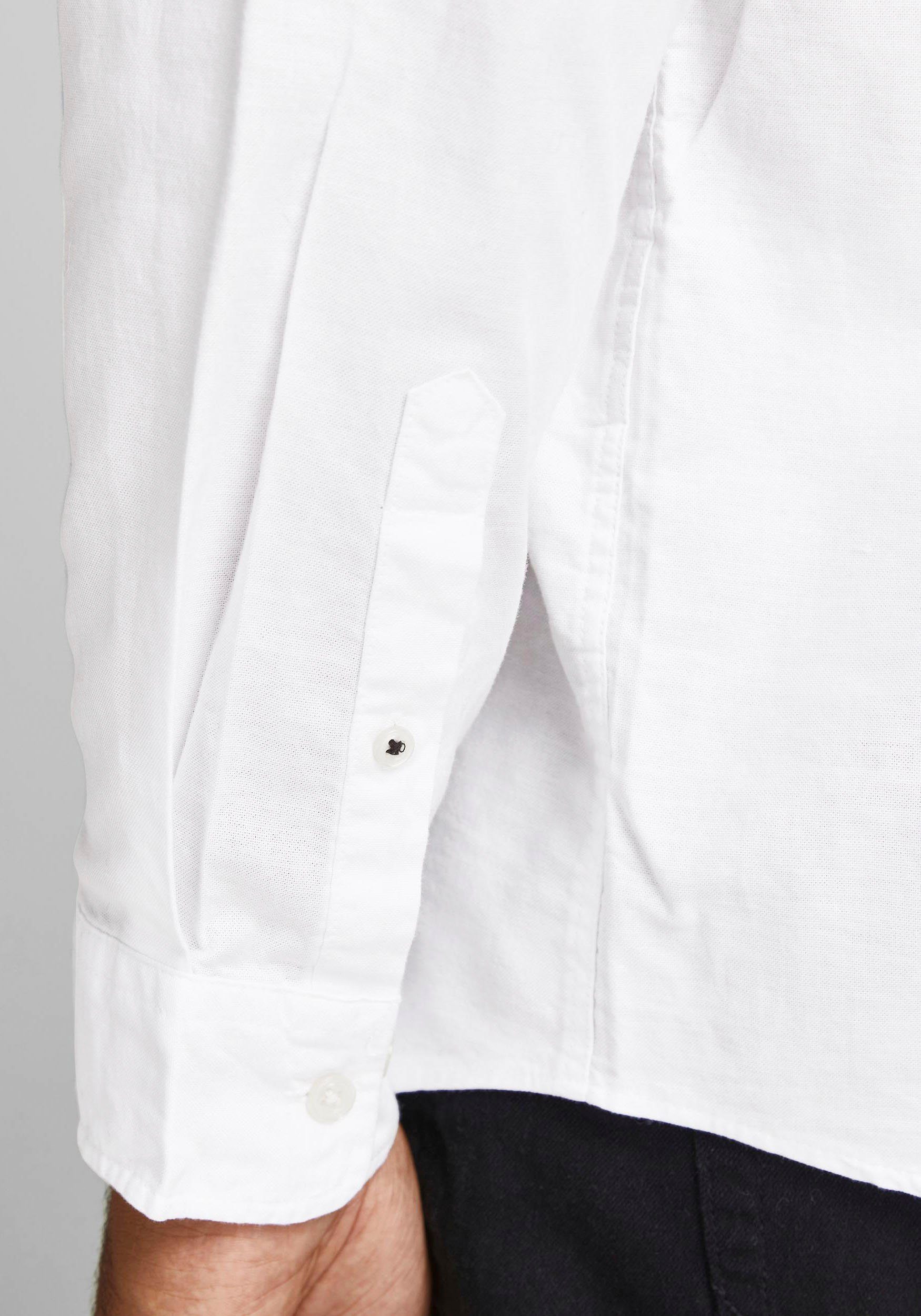 Jack & Jones PlusSize Overhemd met lange mouwen OXFORD SHIRT