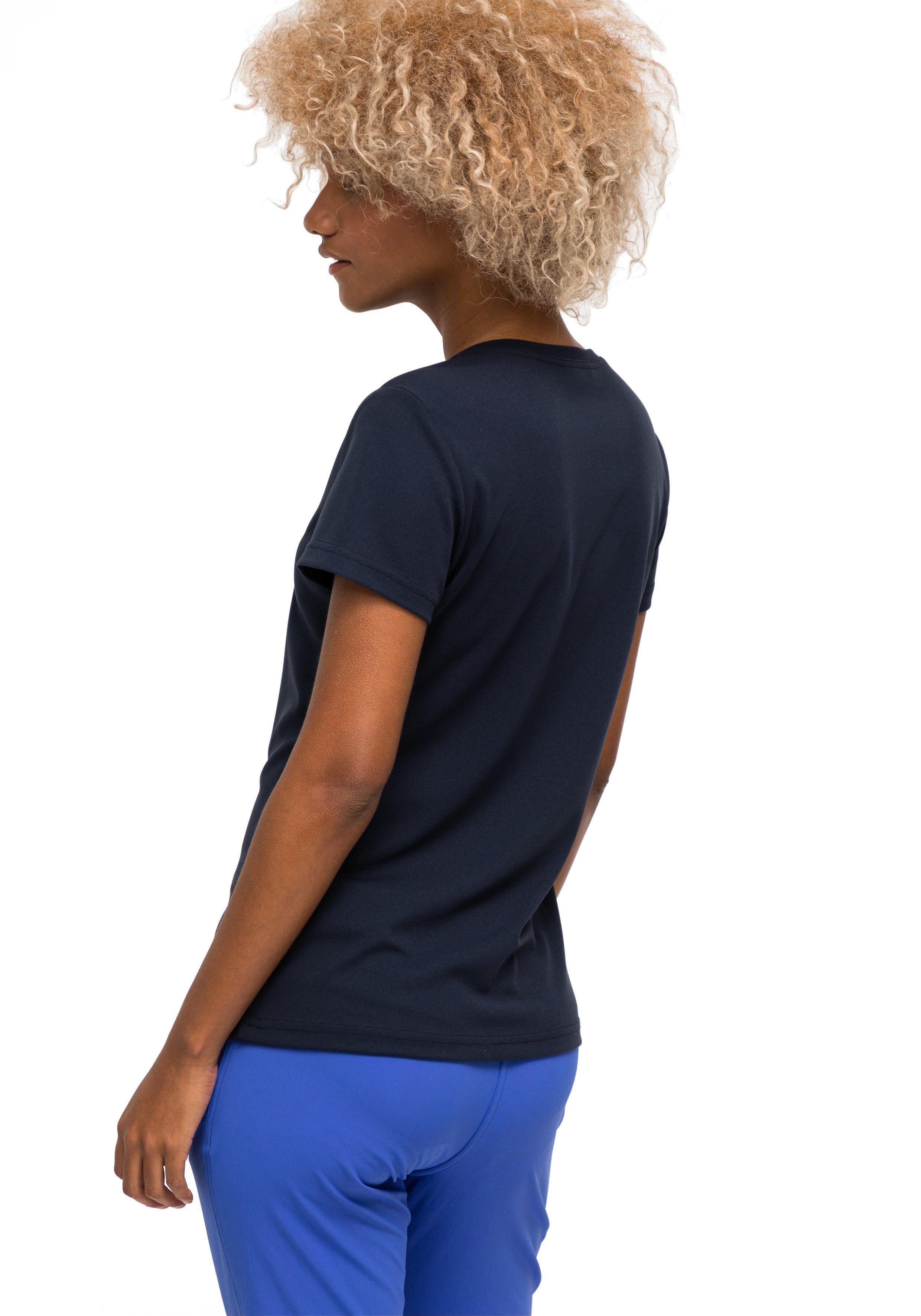 Maier Sports Functioneel shirt Trudy Dames-T-shirt, shirt met korte mouwen voor wandelen en vrije tijd