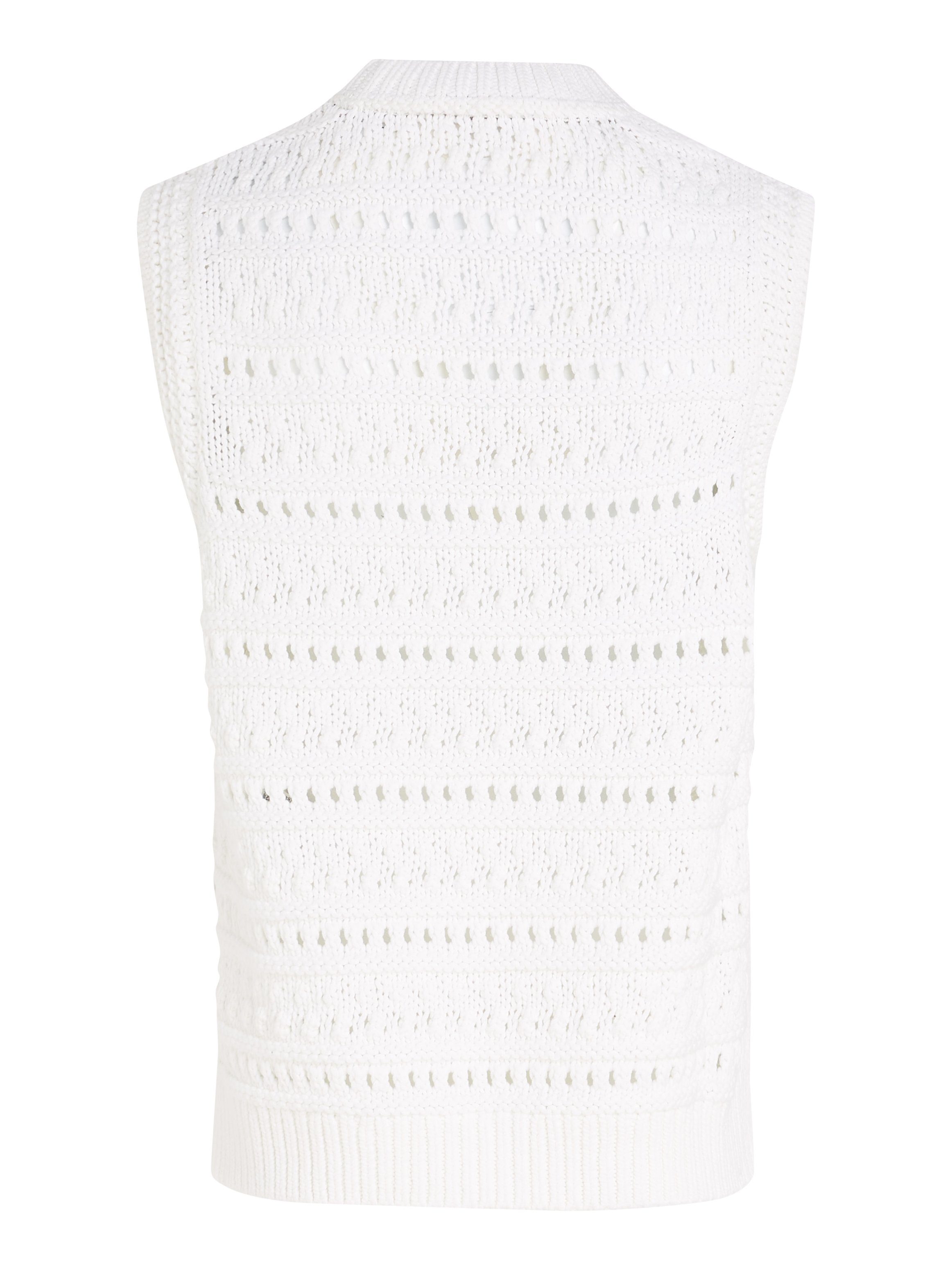 Tommy Hilfiger Slip-over CROCHET C-NK SWEATER VEST