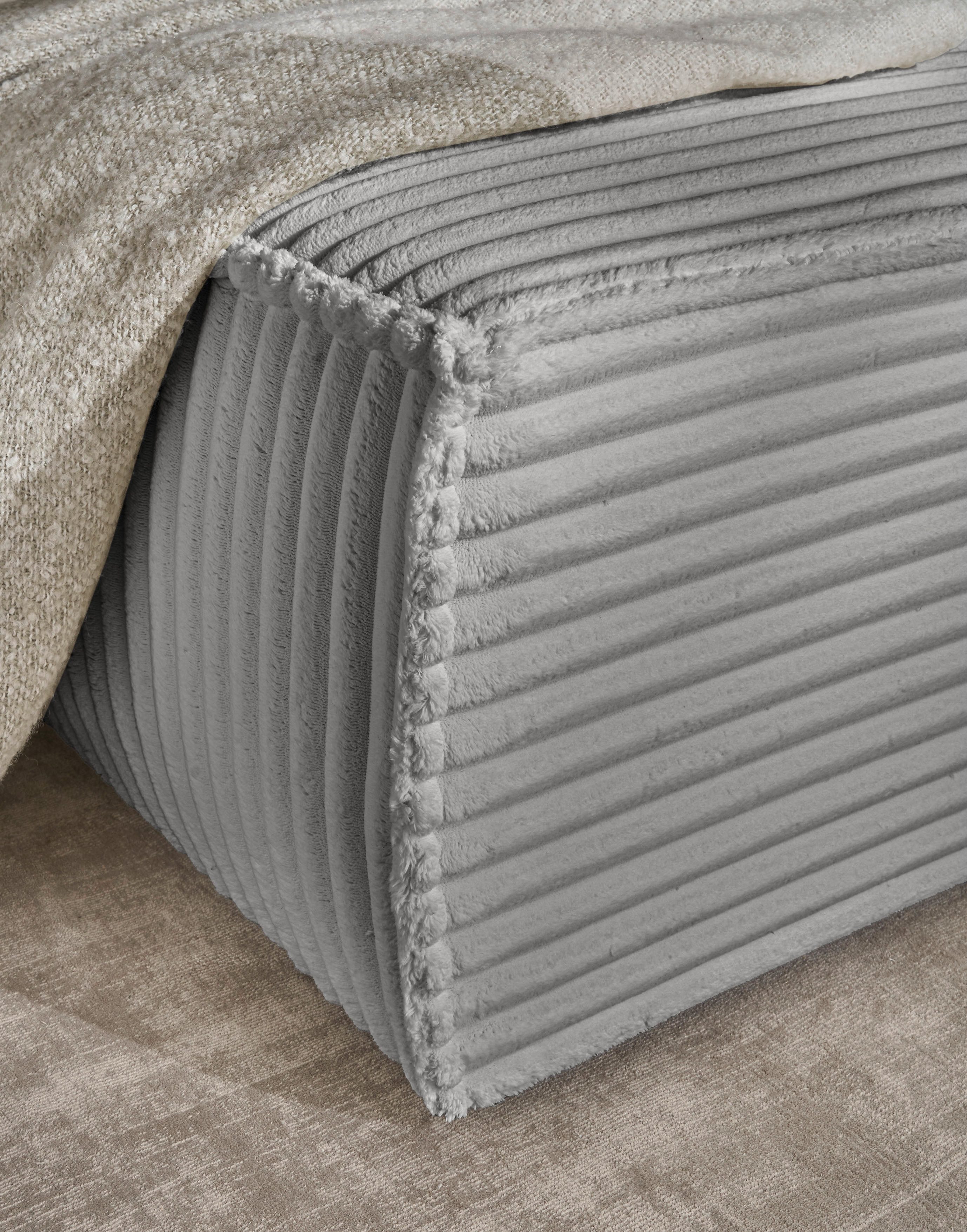 andas Zithoek FINNLEY U-model XXL 329 cm, bedbank, slaapfunctie m. bedkist