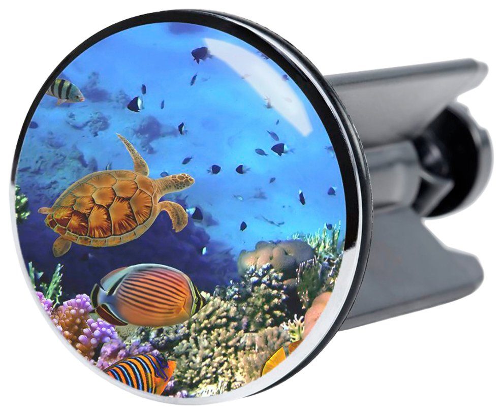 Sanilo Set badkameraccessoires Ocean bestaand uit toiletzitting, badmat en wastafelplug (complete set, 3-delig)