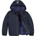 tommy hilfiger winterjack essential padded jacket blauw