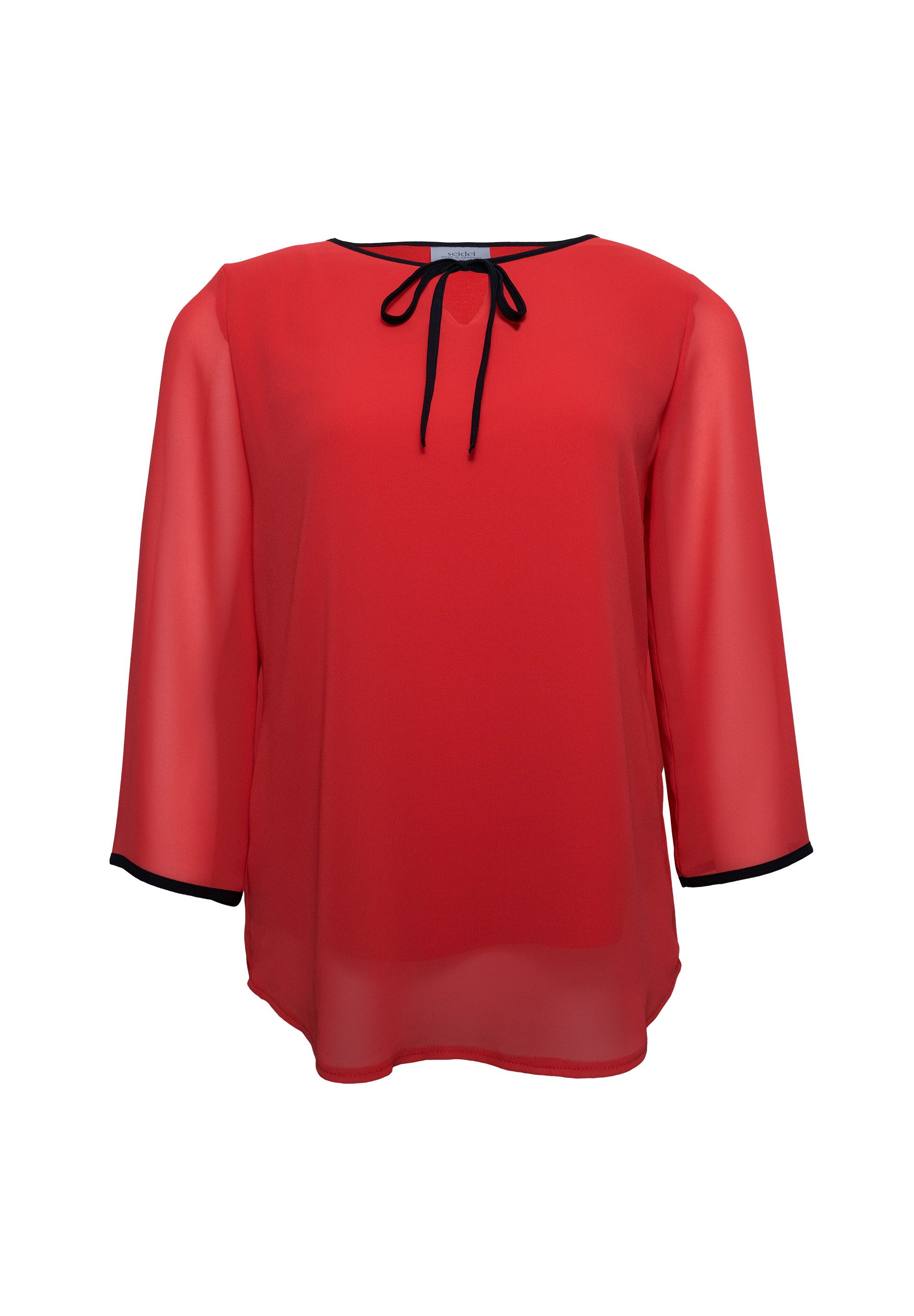 Seidel Moden Chiffon blouse Exclusief bij OTTO 3/4 -mouw met transparante mouwen en made in germany