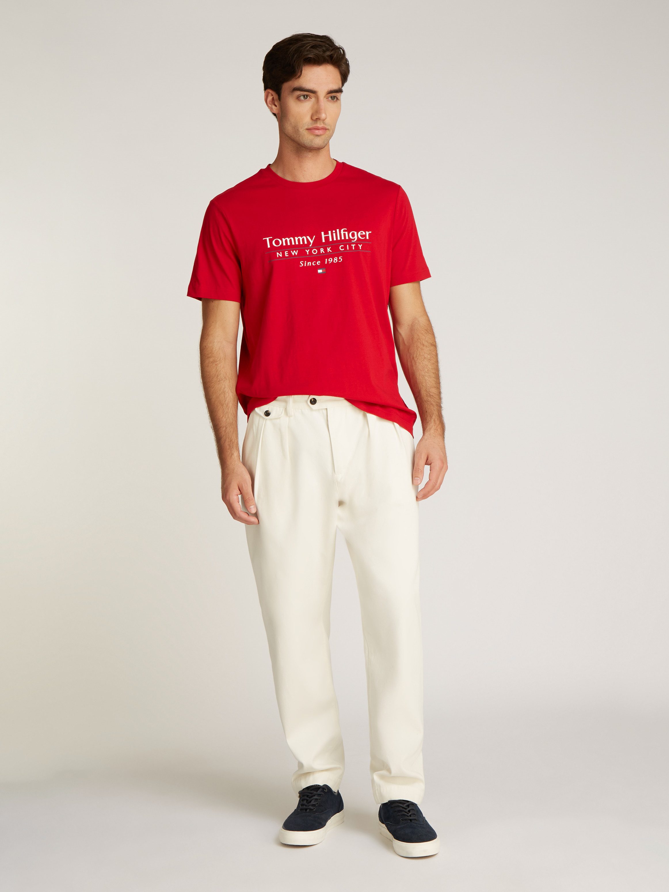 Tommy Hilfiger T-shirt HILFIGER CENTER STACK TEE
