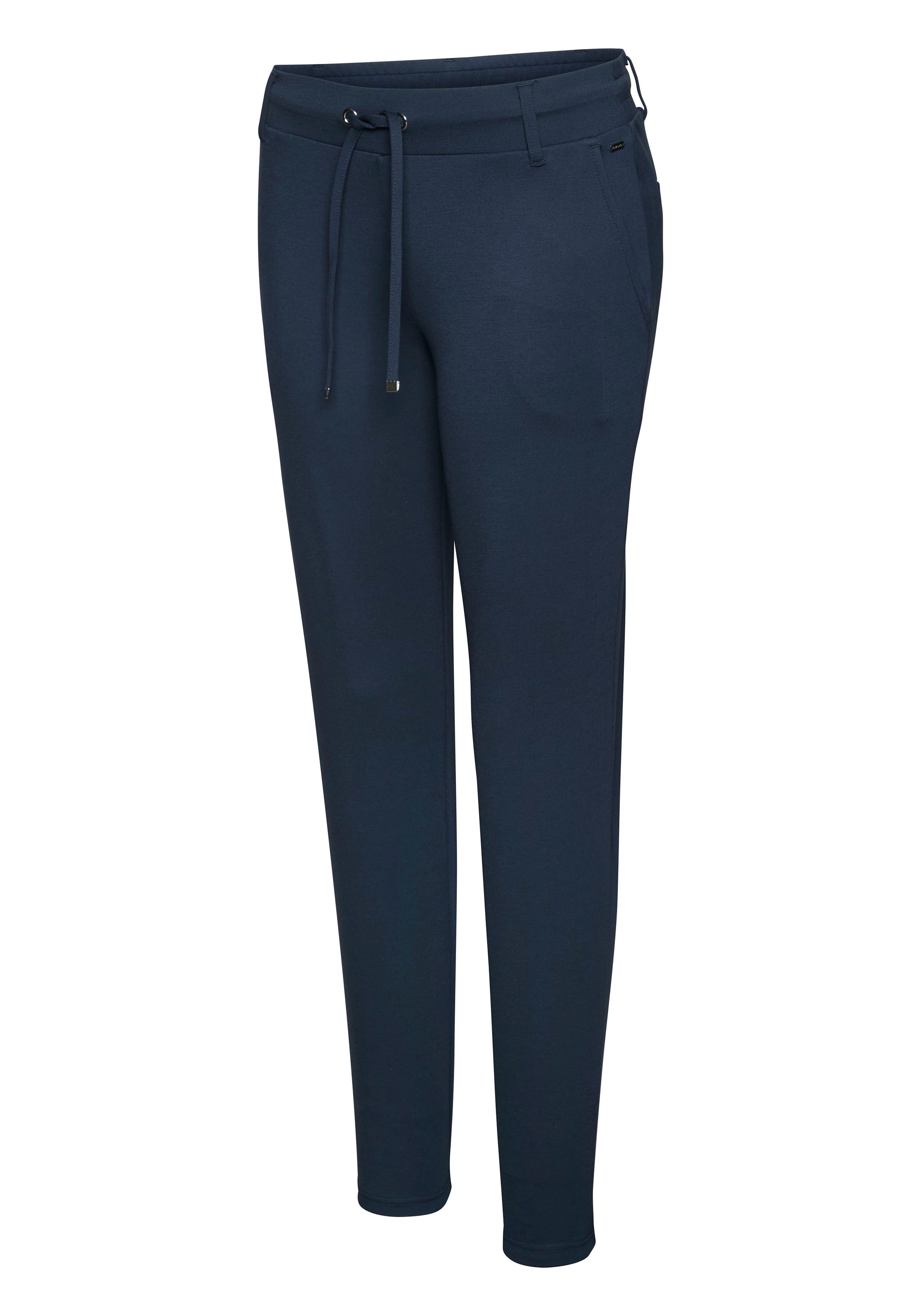 Lascana Jogpants met elastische tailleband en riemlussen loungewear (1-delig)