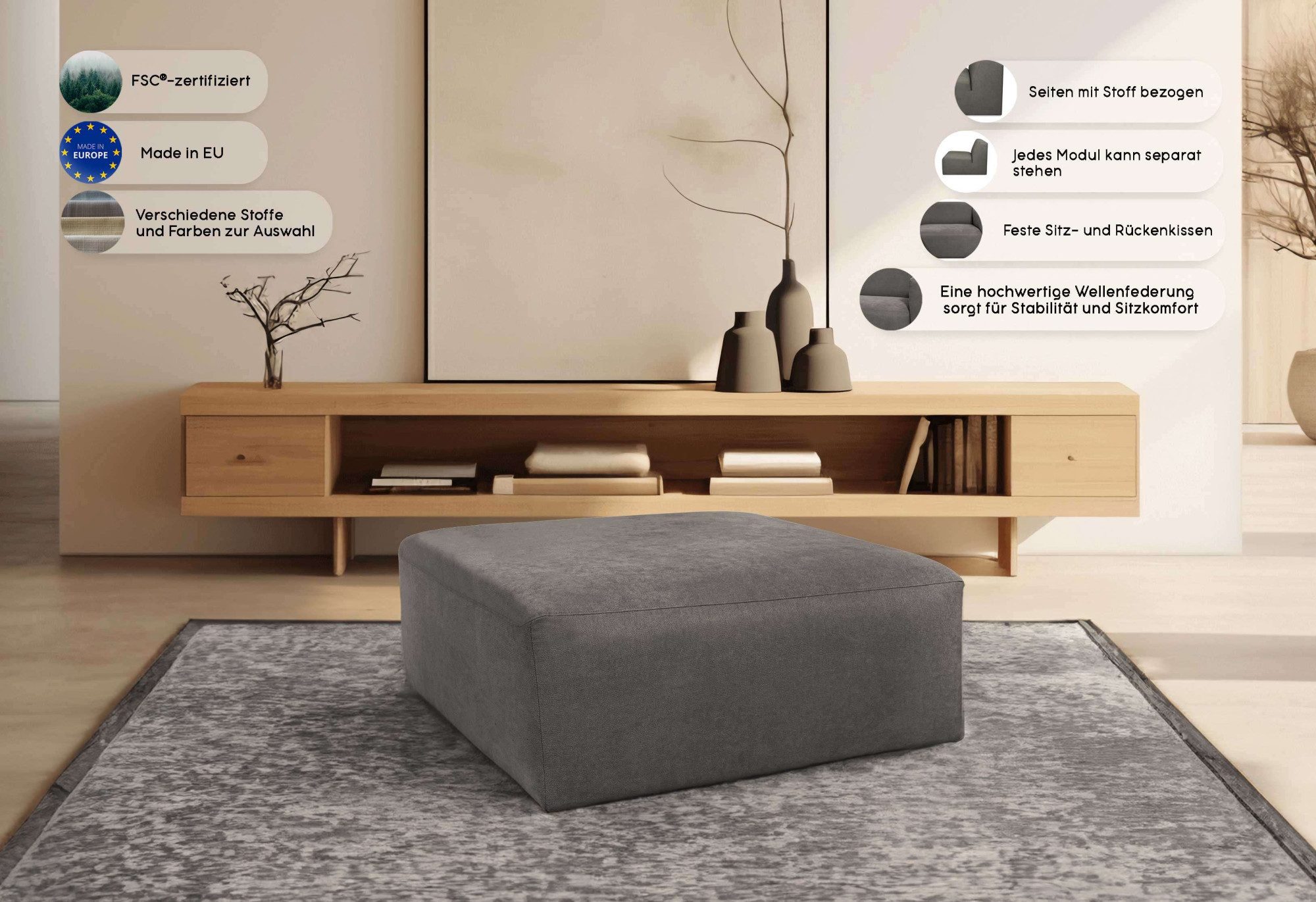 INOSIGN Hocker Kelani diverse modificaties beschikbaar