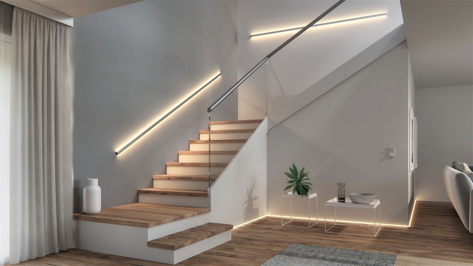 Paulmann Led-strepen MaxLED Invisible Connector 3m Wit kunststof (1 stuk)