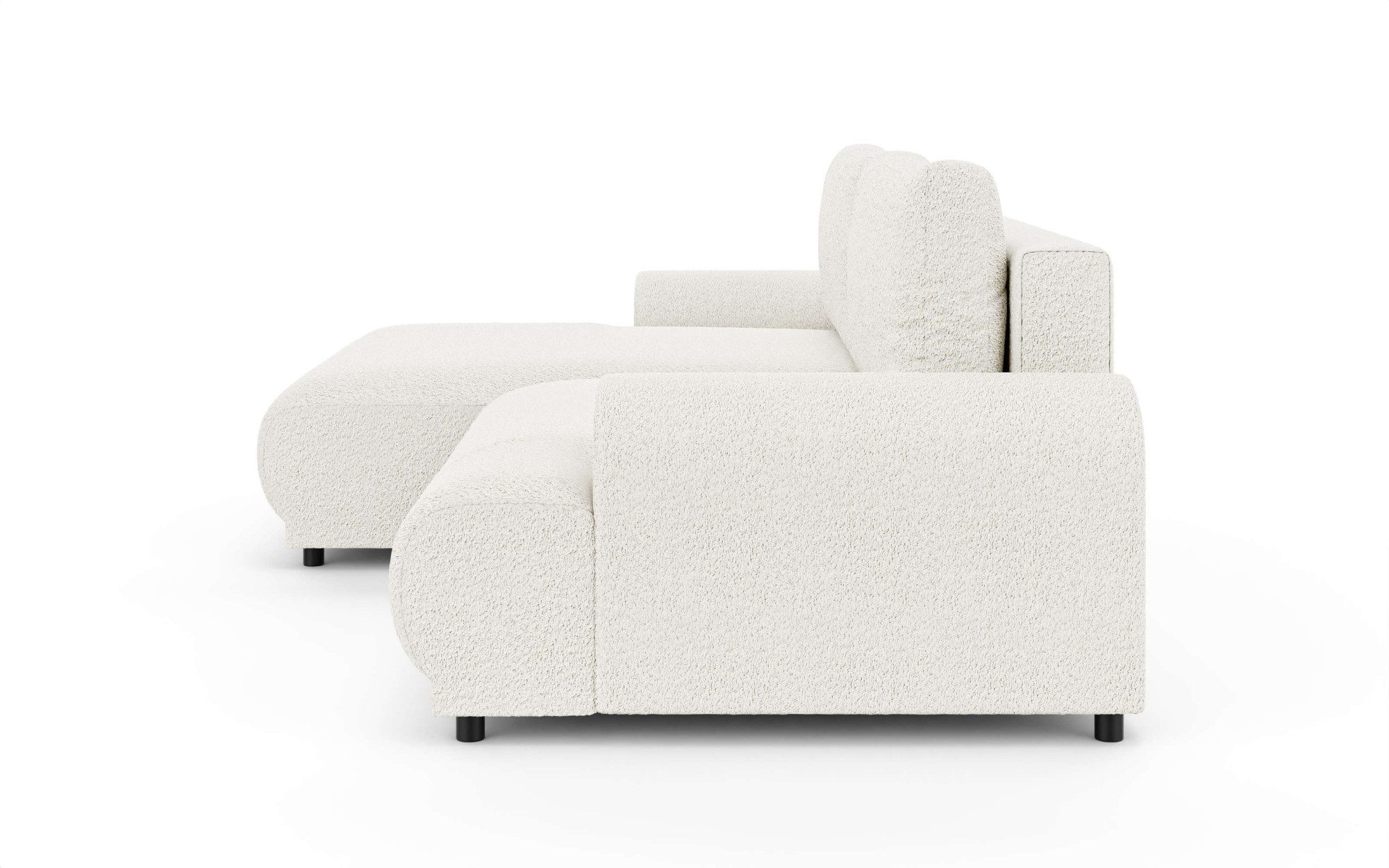INOSIGN Hoekbank Marsby, met bedfunctie en bedlade, afmetingen: B/H/D 242/65/145 cm
