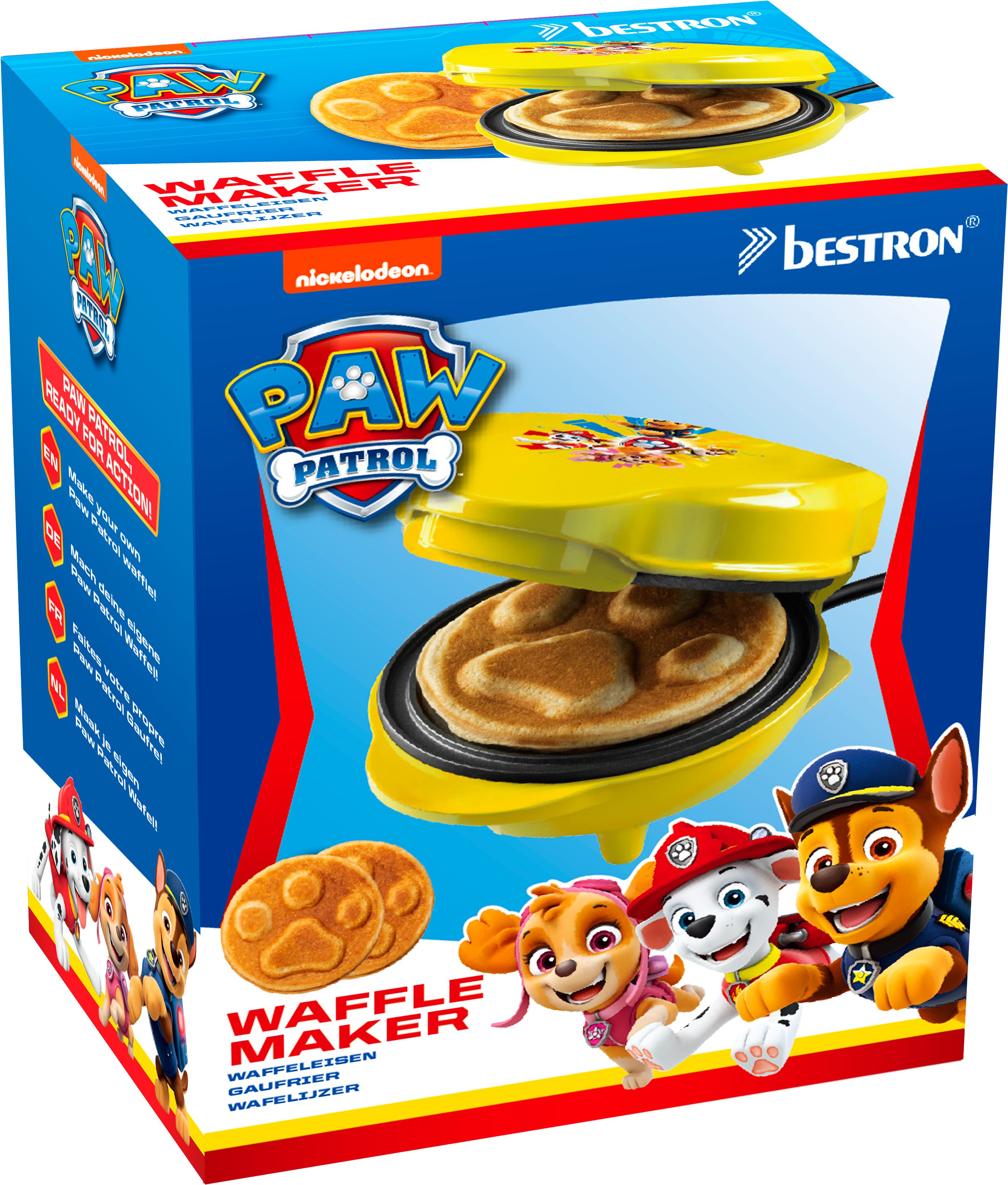 bestron Wafelijzer APP500Y Paw Patrol