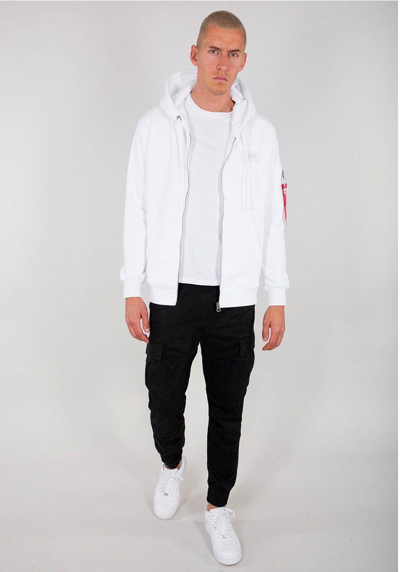 Alpha Industries Capuchonsweatvest Back Print Zip Hoody