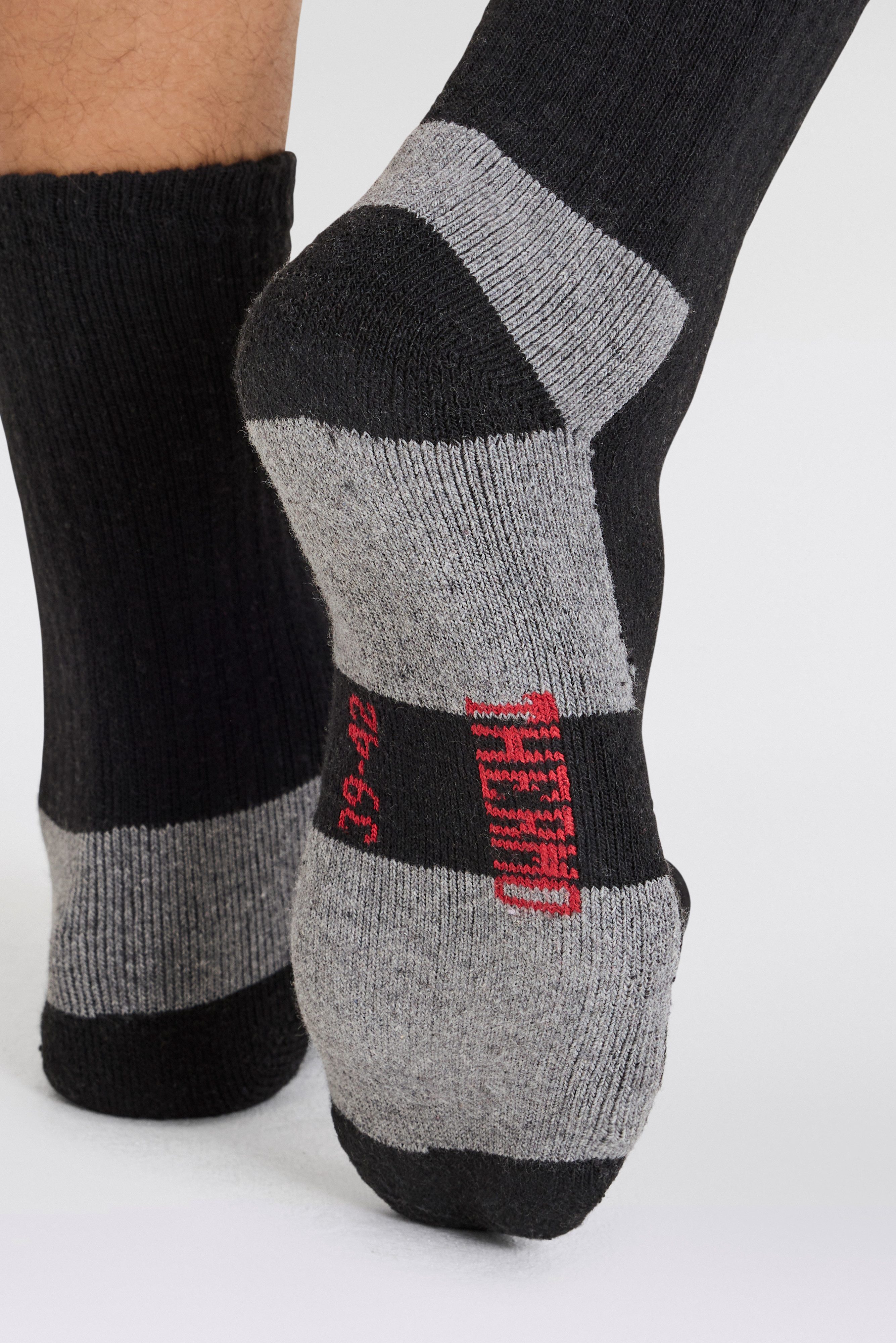 Apollo Basic sokken THERMAL TRACKING SOCKS Unisex met verwarmende merinowol (2 paar Set van 3)