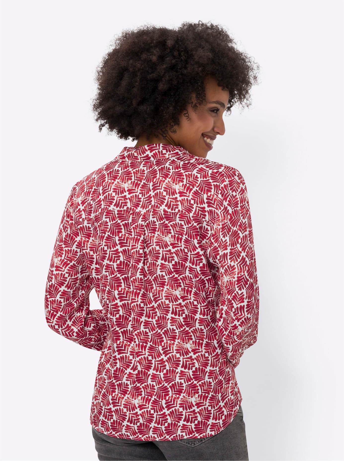 heine Gedessineerde blouse