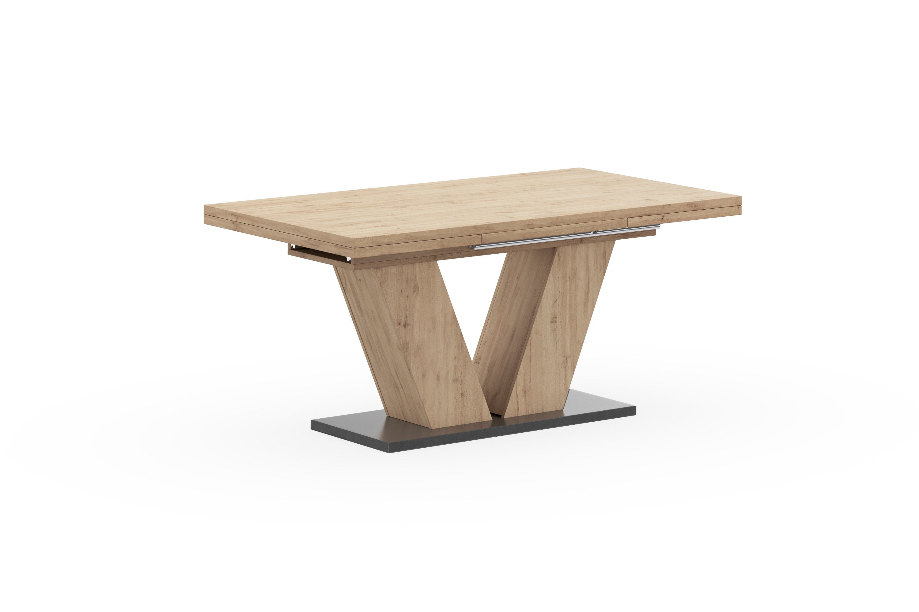Mäusbacher Eettafel Comfort tafel TOPSELLER! Mäusbacher eettafel met V-frame en voetplaat. Breedte 180-280