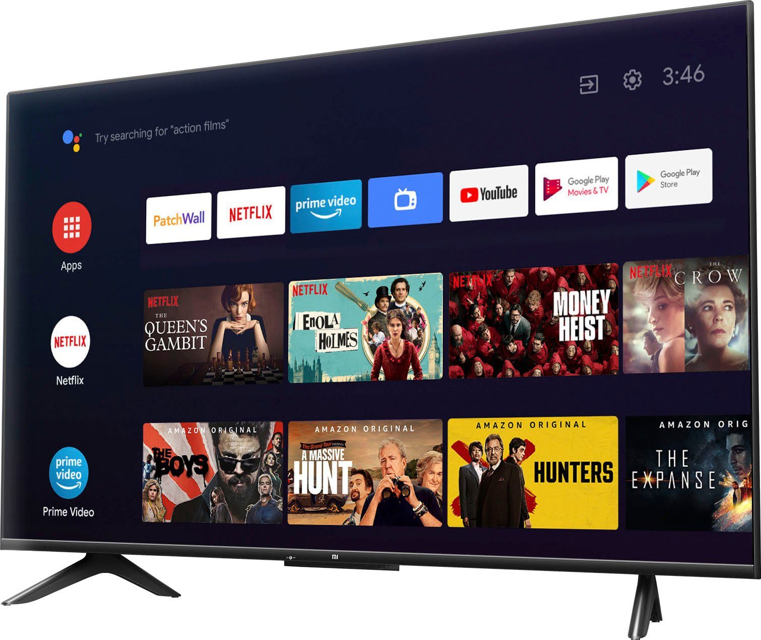 Xiaomi Led-TV L55M6-6AEU, 138 cm / 55", 4K Ultra HD, Smart TV - Android TV, Dolby Vision®, HDR10+, Xiaomi P1 55 inch tv