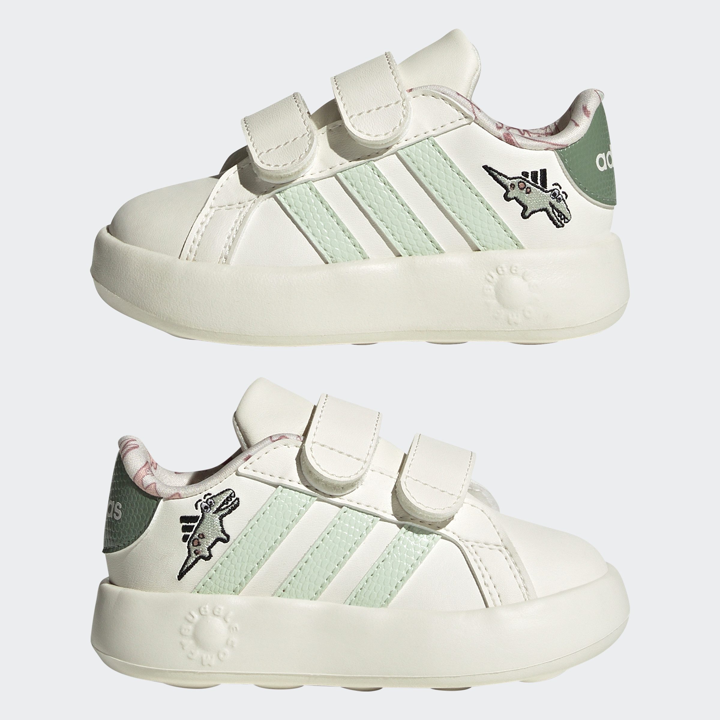 adidas Sportswear Klittenbandschoenen DINO GRAND COURT 2.0 KIDS Design geïnspireerd op de adidas Superstar, voor kinderen