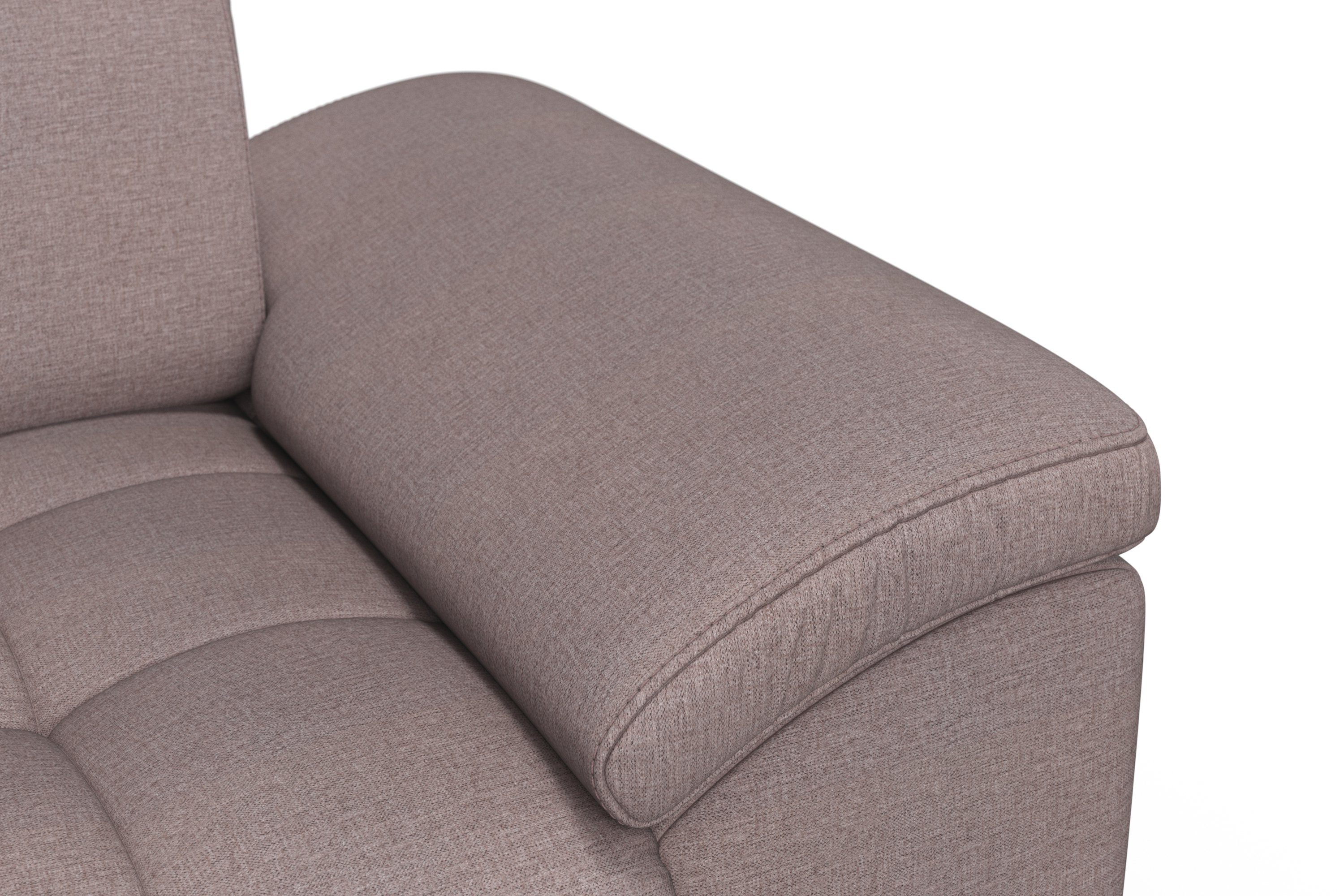 sit&more Hoekbank Cool L-vorm naar keuze met verstelbare hoofdsteun en uittrekzitting, motorisch