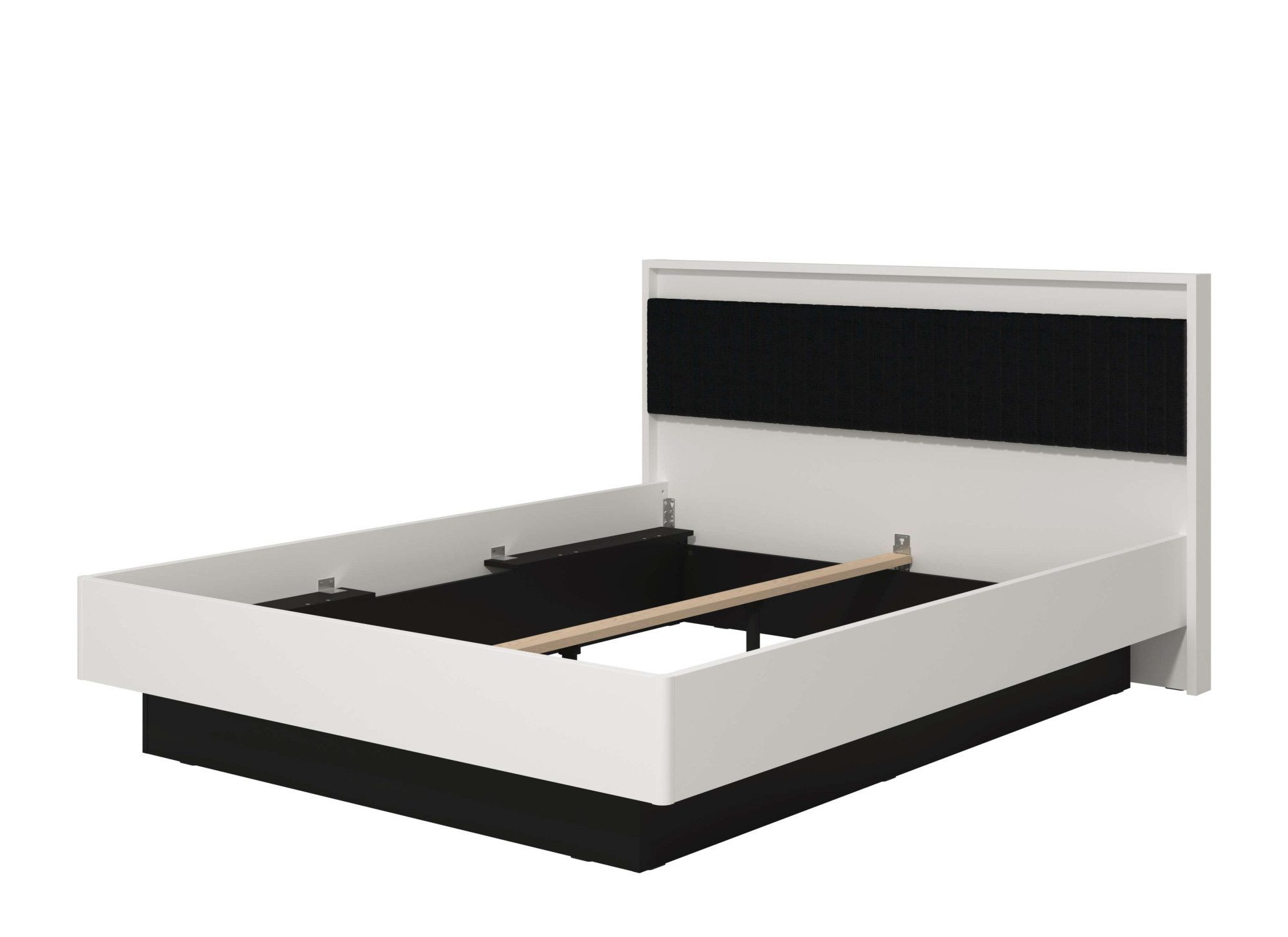 INOSIGN Bedframe Ascalon, gepolsterde rugleuning, bekleed met zachte cordstof Ligoppervlakken 160 of 180x200 cm, FSC®-gecertificeerd houtmateriaal