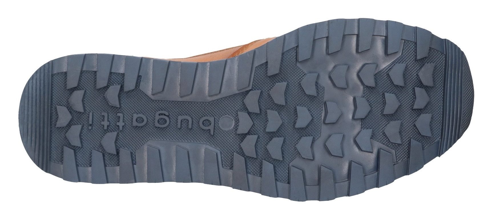 Bugatti Sneakers vrijetijdsschoen, lage schoen, veterschoen met contrast bies