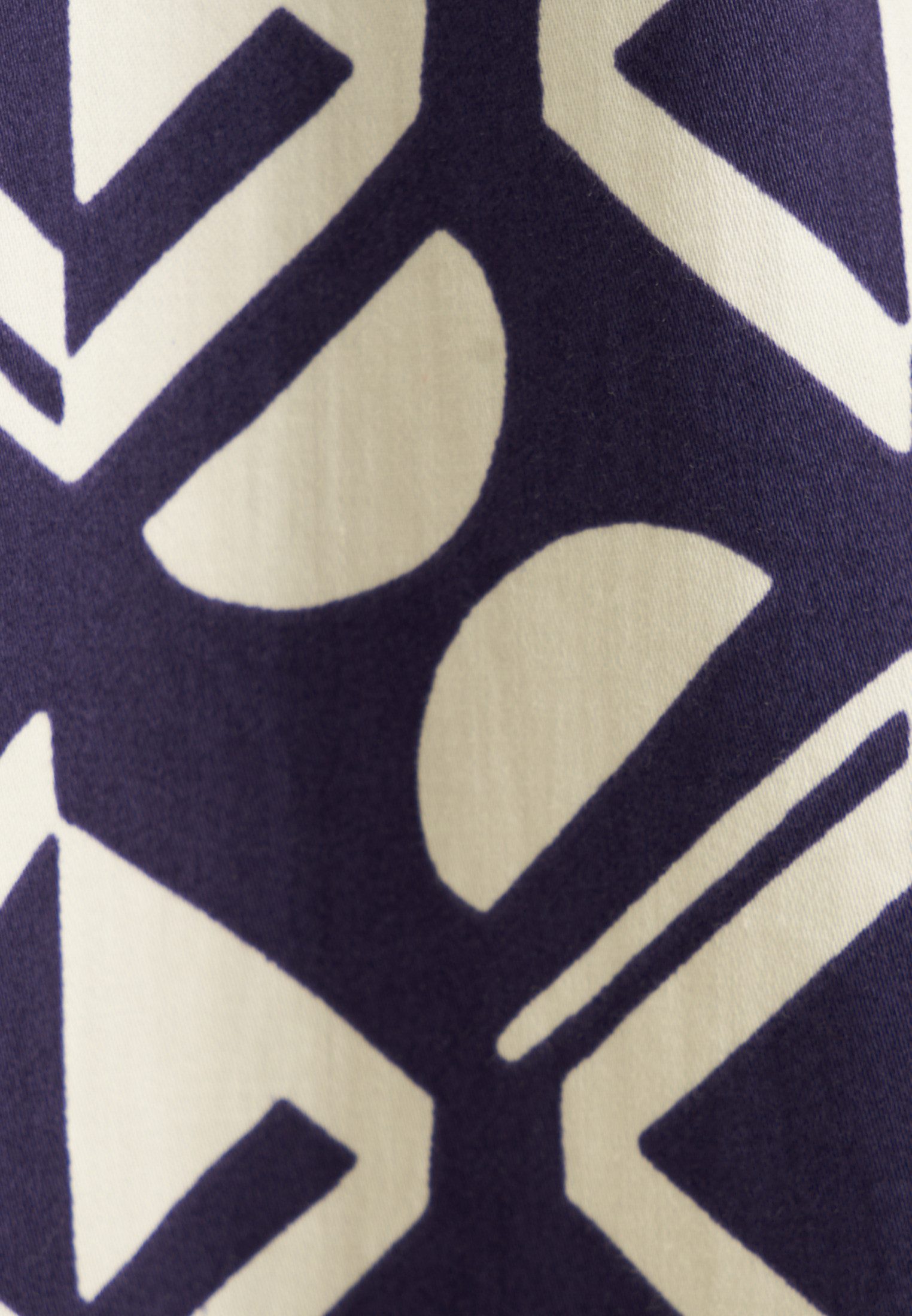 seidensticker Zomerjurk Zwarte roos 3/4-arm kraag geometrische patronen