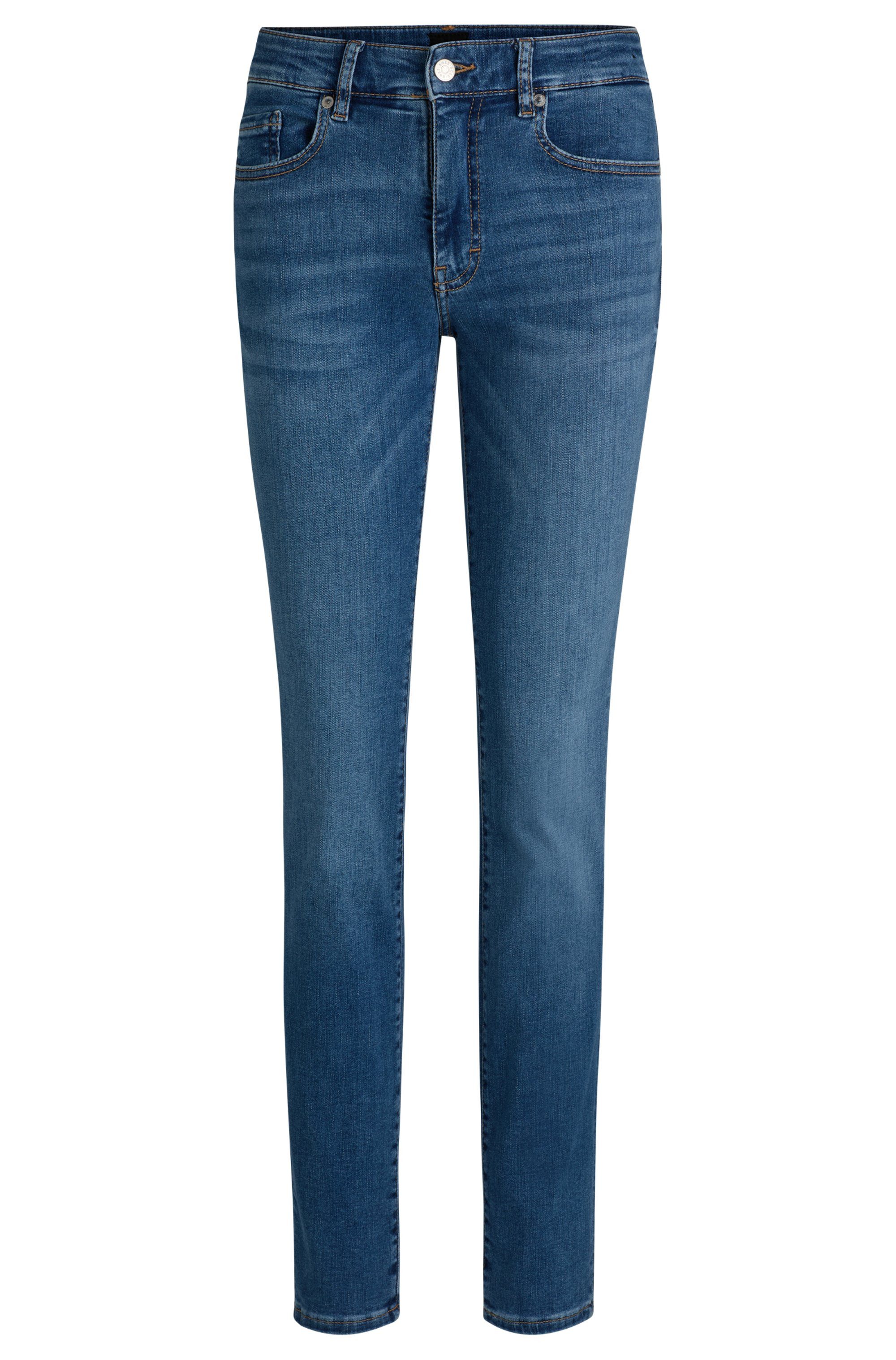 Boss Orange Slim fit jeans Jackie Mid Waist Premium Damesmode