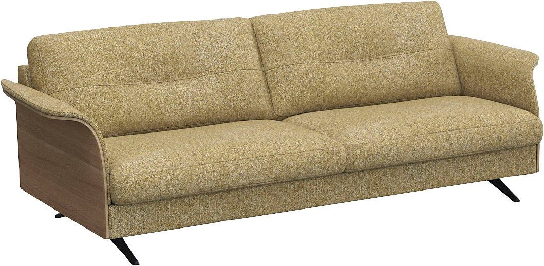 FLEXLUX 3-zitsbank Glow designbank, comfortabel en comfortabel door hoogwaardige zitconstructie